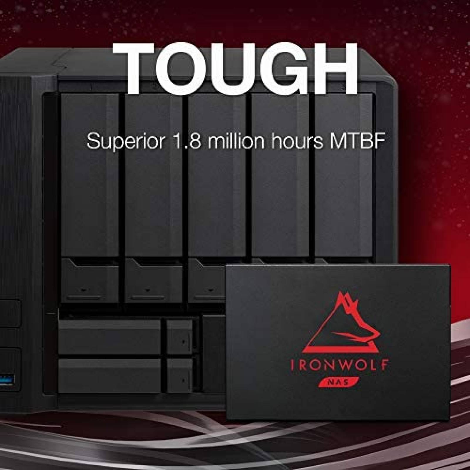 Unidad Estado Solido Seagate IronWolf 125 Interno 4TB -Negro