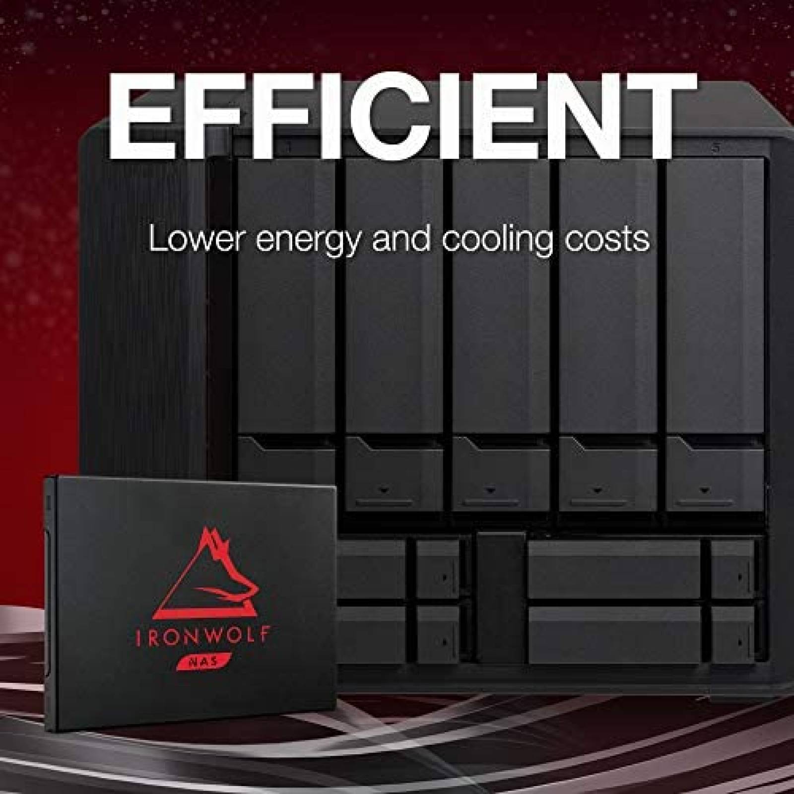 Unidad Estado Solido Seagate IronWolf 125 Interno 4TB -Negro