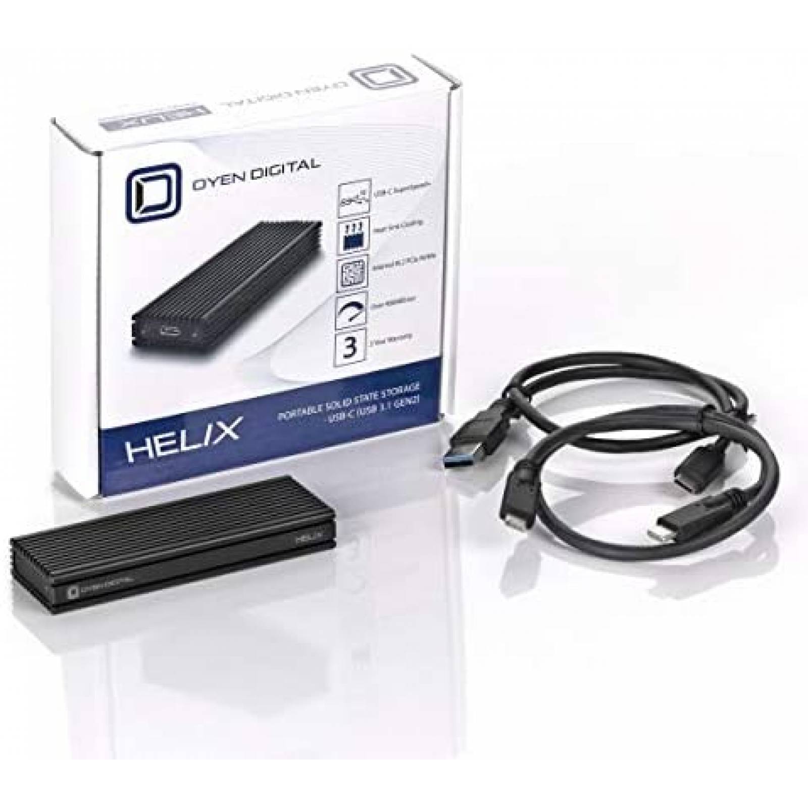 SSD Oyen Digital Helix 4TB USB-C/USB 3.2 Gen2 NVMe Portatil