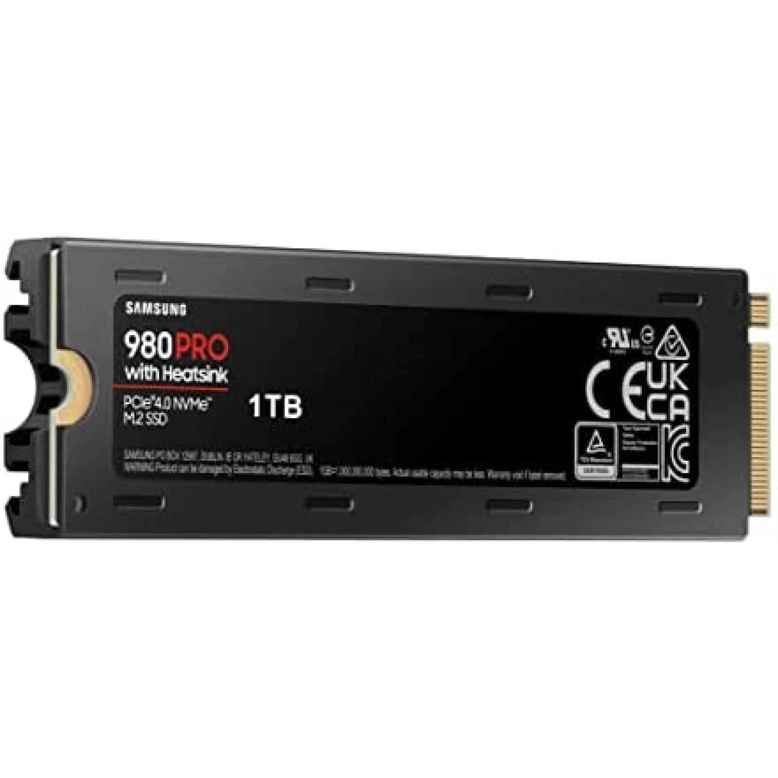 SSD Samsung 980 Pro 1TB PCIe NVMe M.2 Con Disipador de Calor
