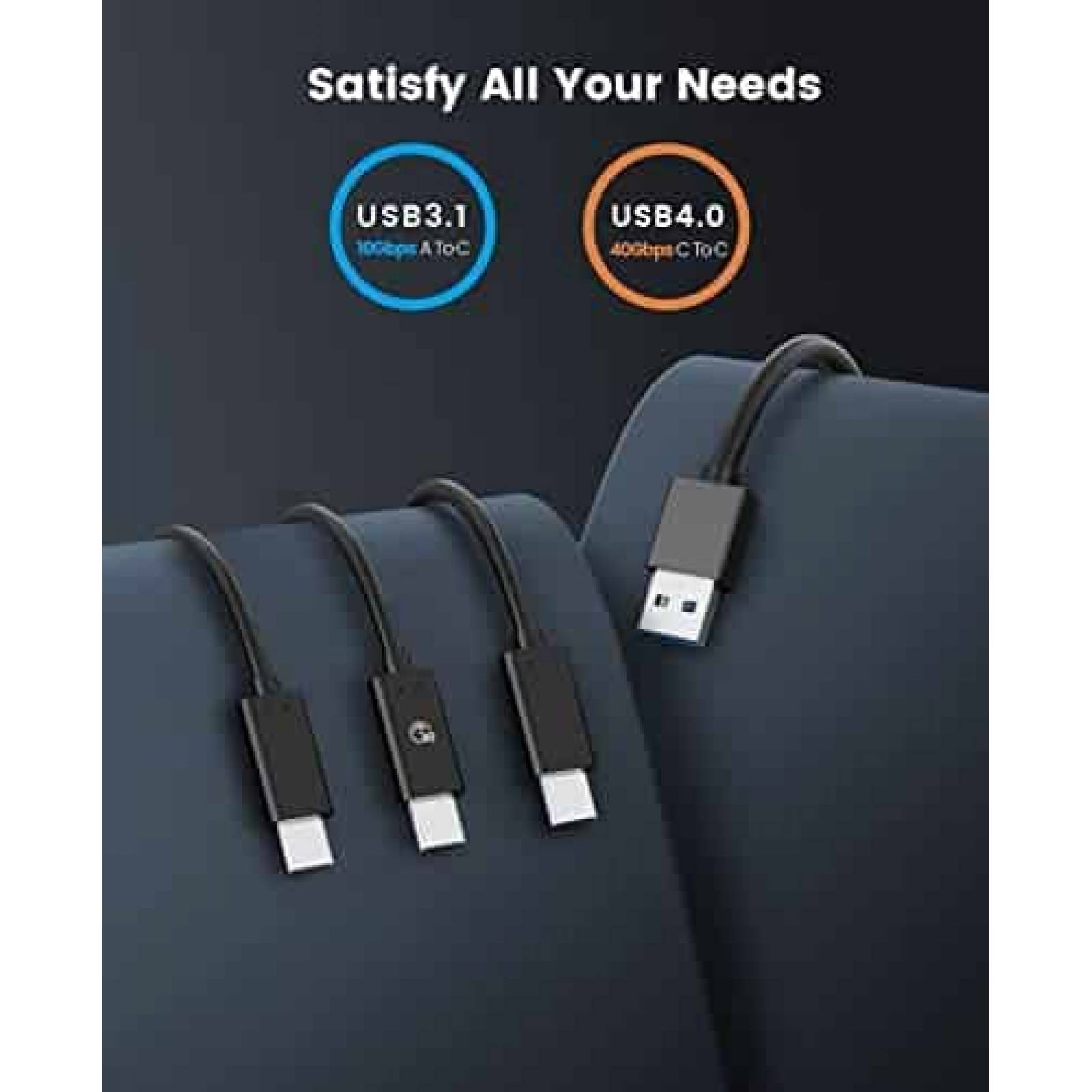 Caja SSD ORICO M2V02 de 2TB USB4.0 40Gbps USB3.1 Gen2