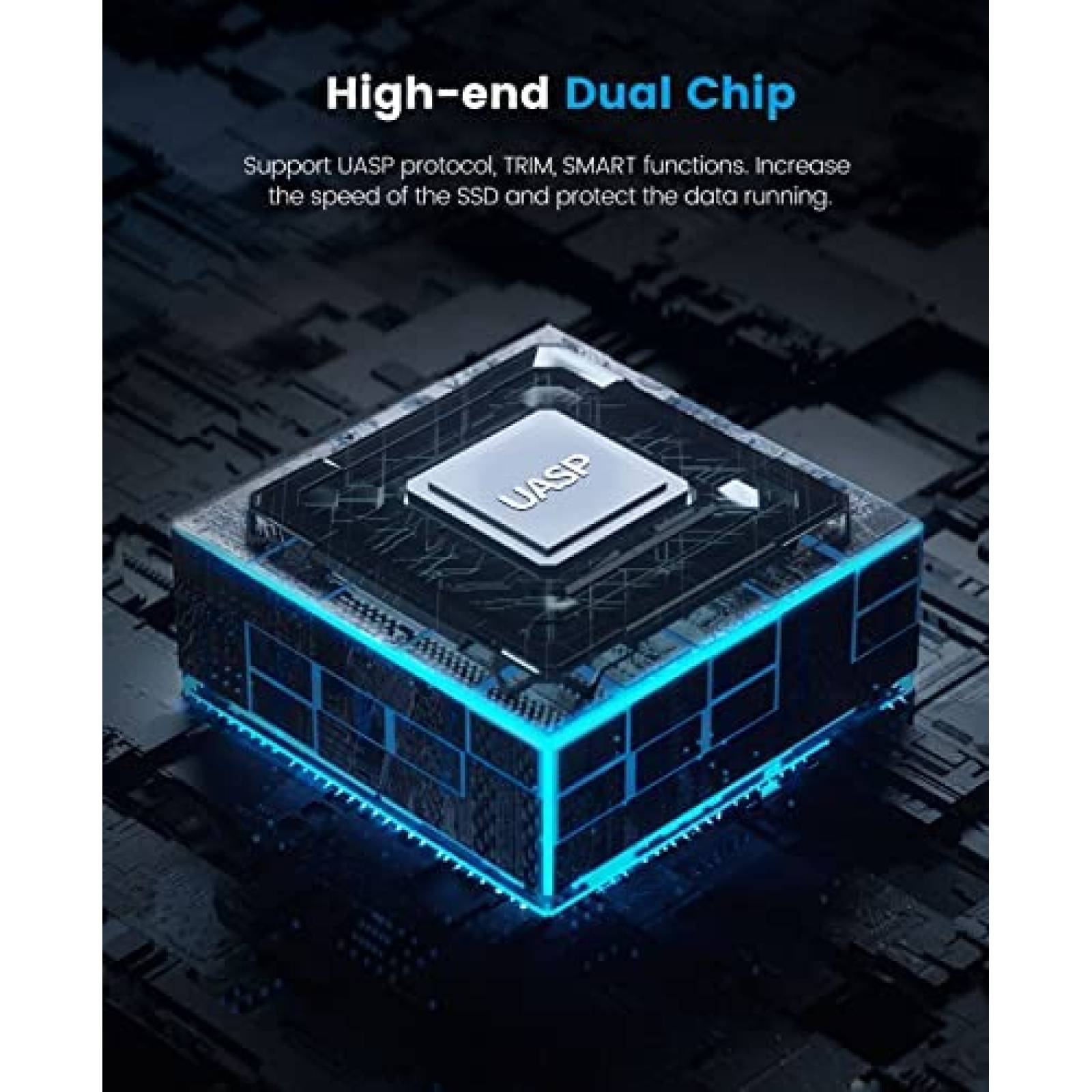 Caja SSD ORICO M2V02 de 2TB USB4.0 40Gbps USB3.1 Gen2