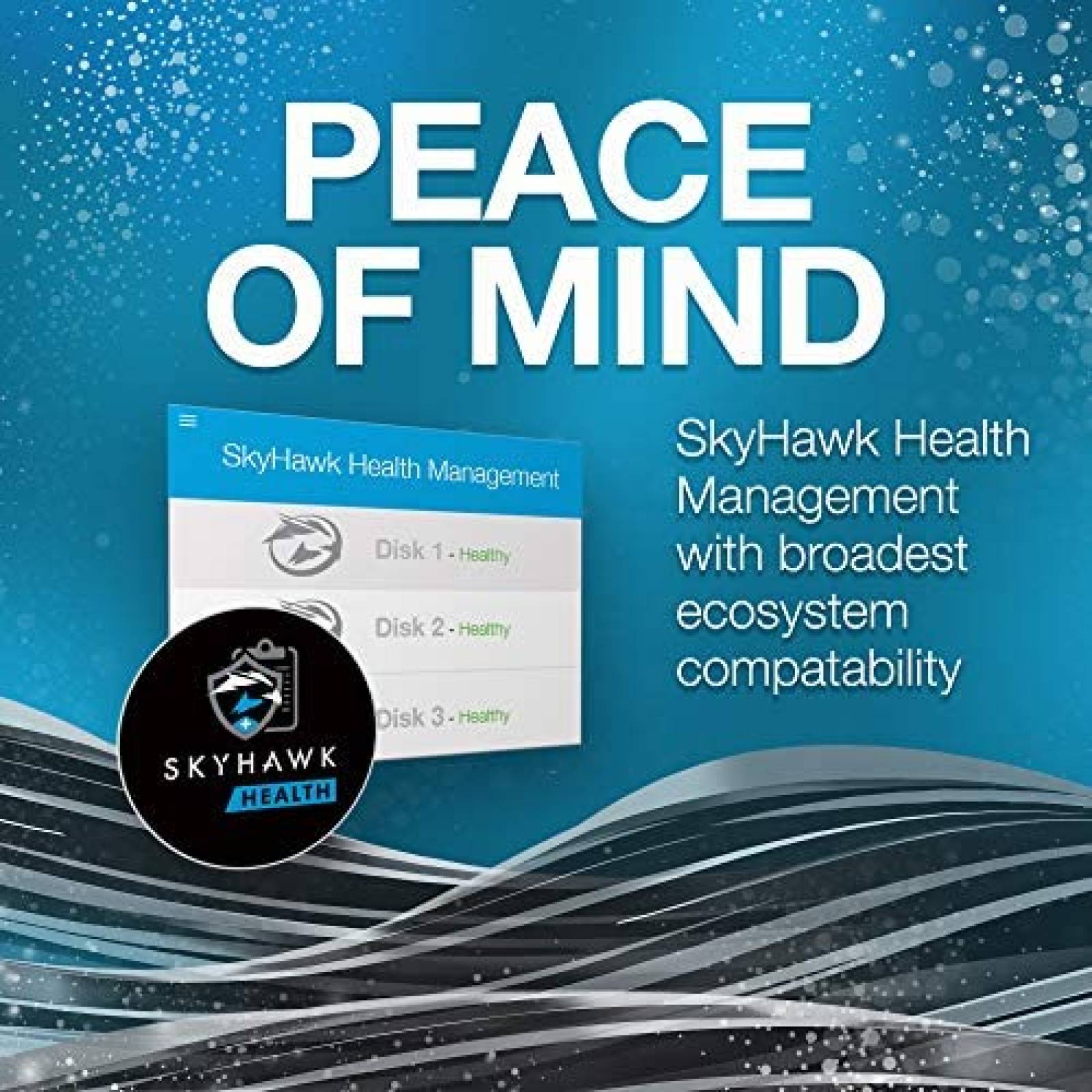 Disco duro interno Seagate Skyhawk 6TB 6GB/s 256MB -Negro