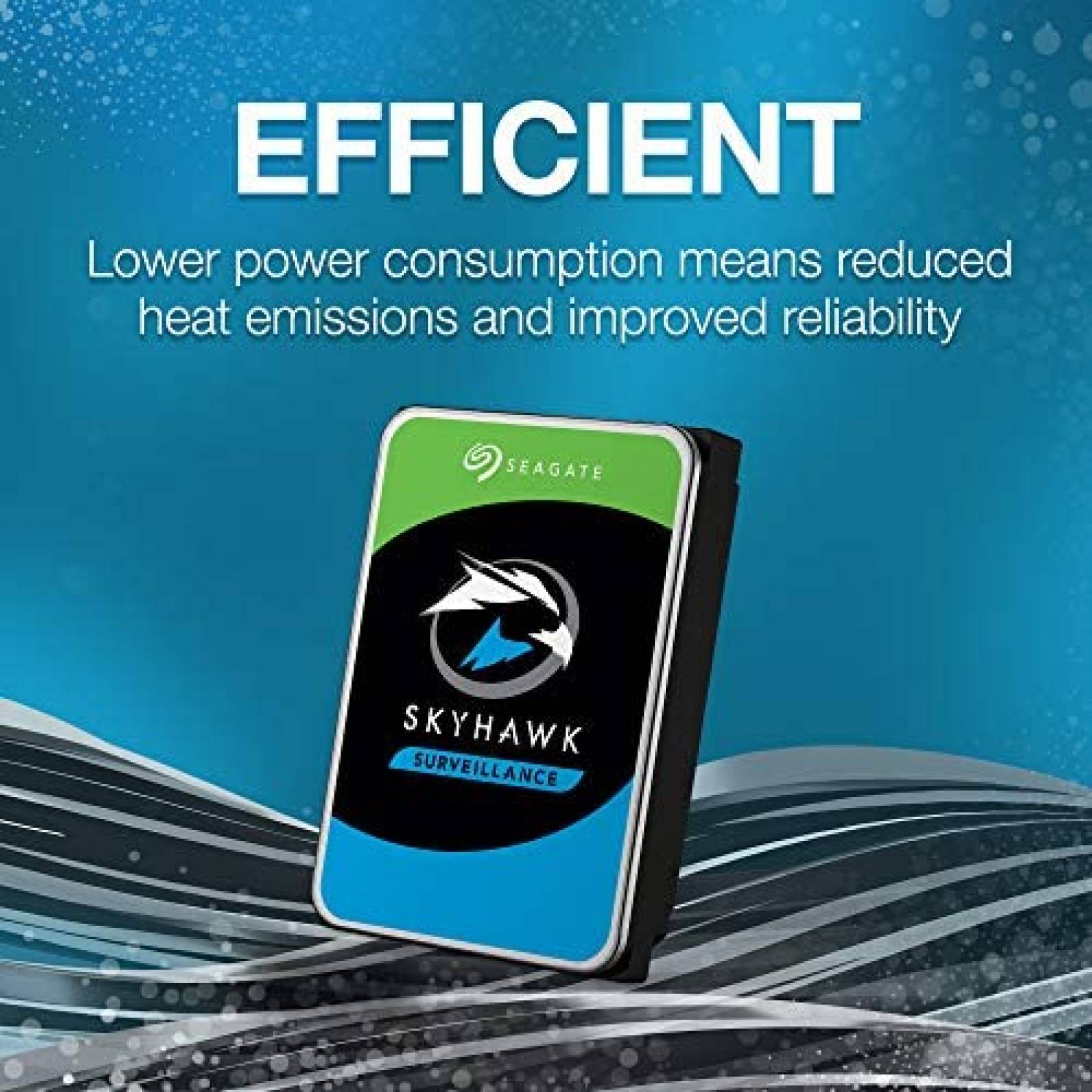 Disco duro interno Seagate Skyhawk 6TB 6GB/s 256MB -Negro