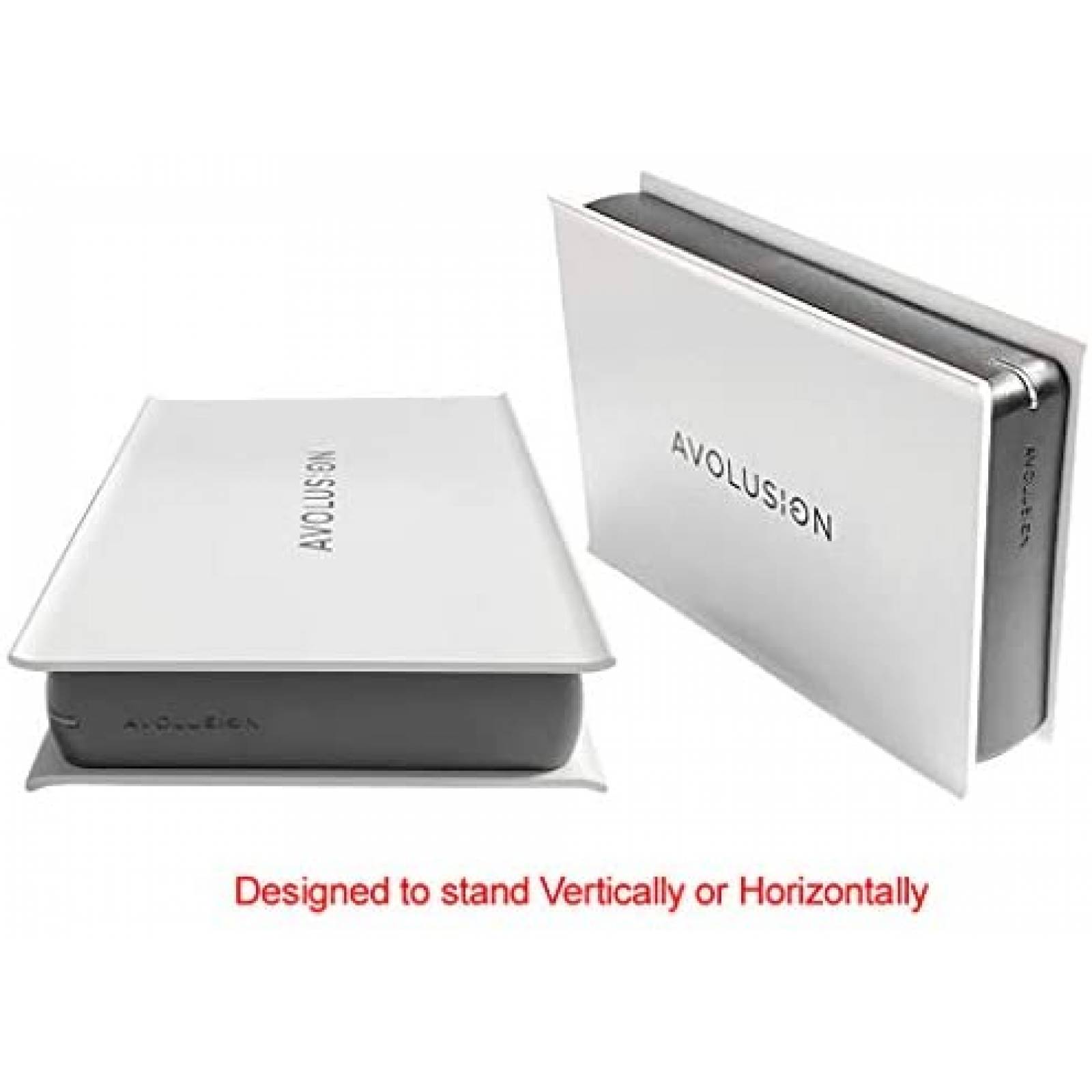 Avolusion PRO-5X Series 4TB USB 3.0 Disco duro externo para juegos consola  PS5 (blanco)