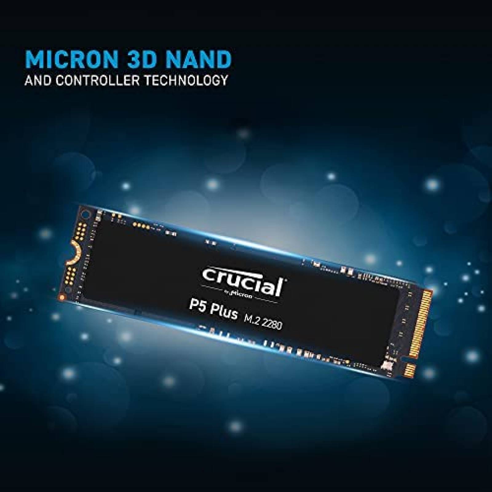 SSD Crucial P5 Plus 1TB PCIe 4.0 3D NAND NVMe M.2 6600MB/s