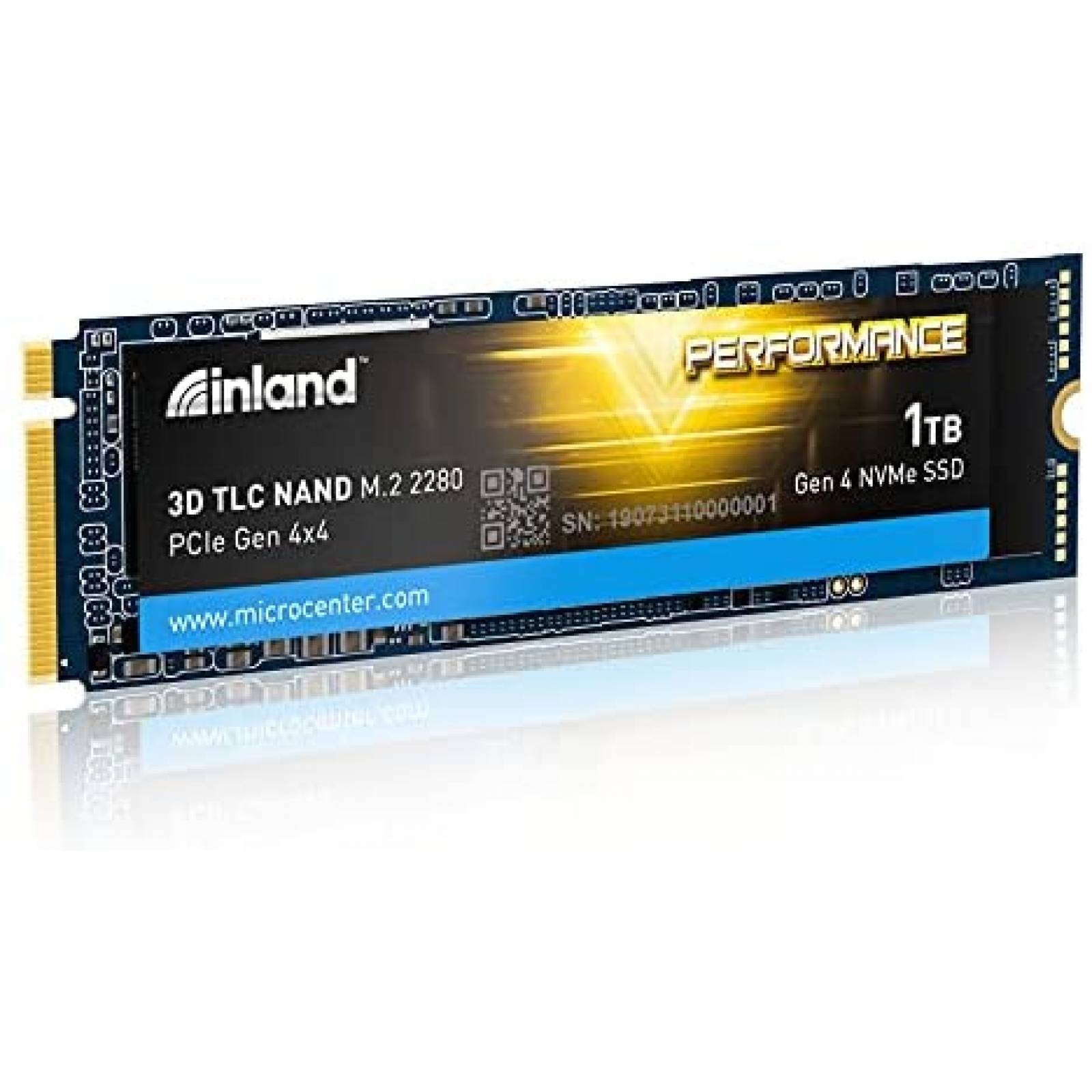 SSD Inland Performance 1TB PCIe Gen 4.0 NVMe 4 x4 Negro