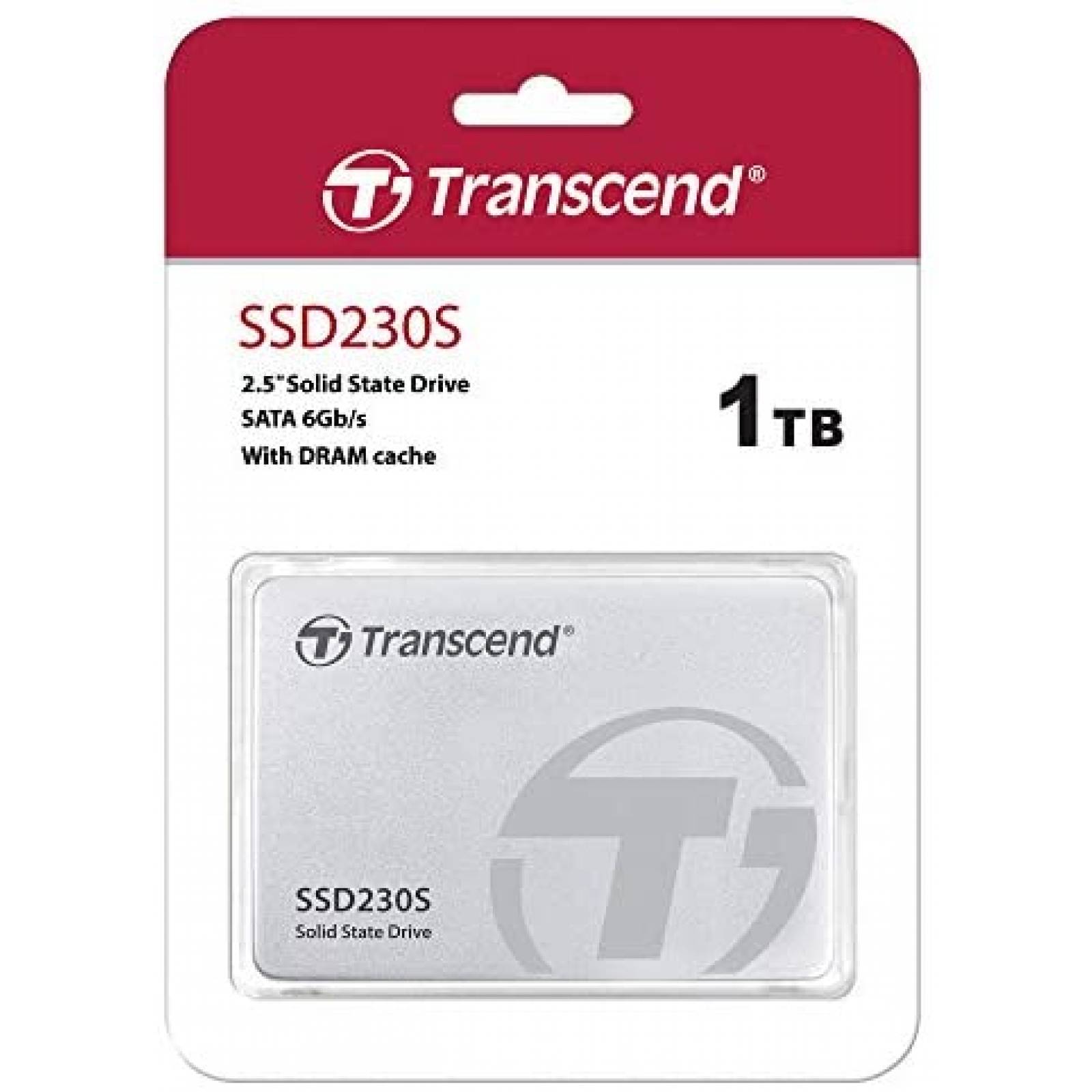 Memoria solida Transcend TS1TSSD230S 1TB 2.5" -Blanco