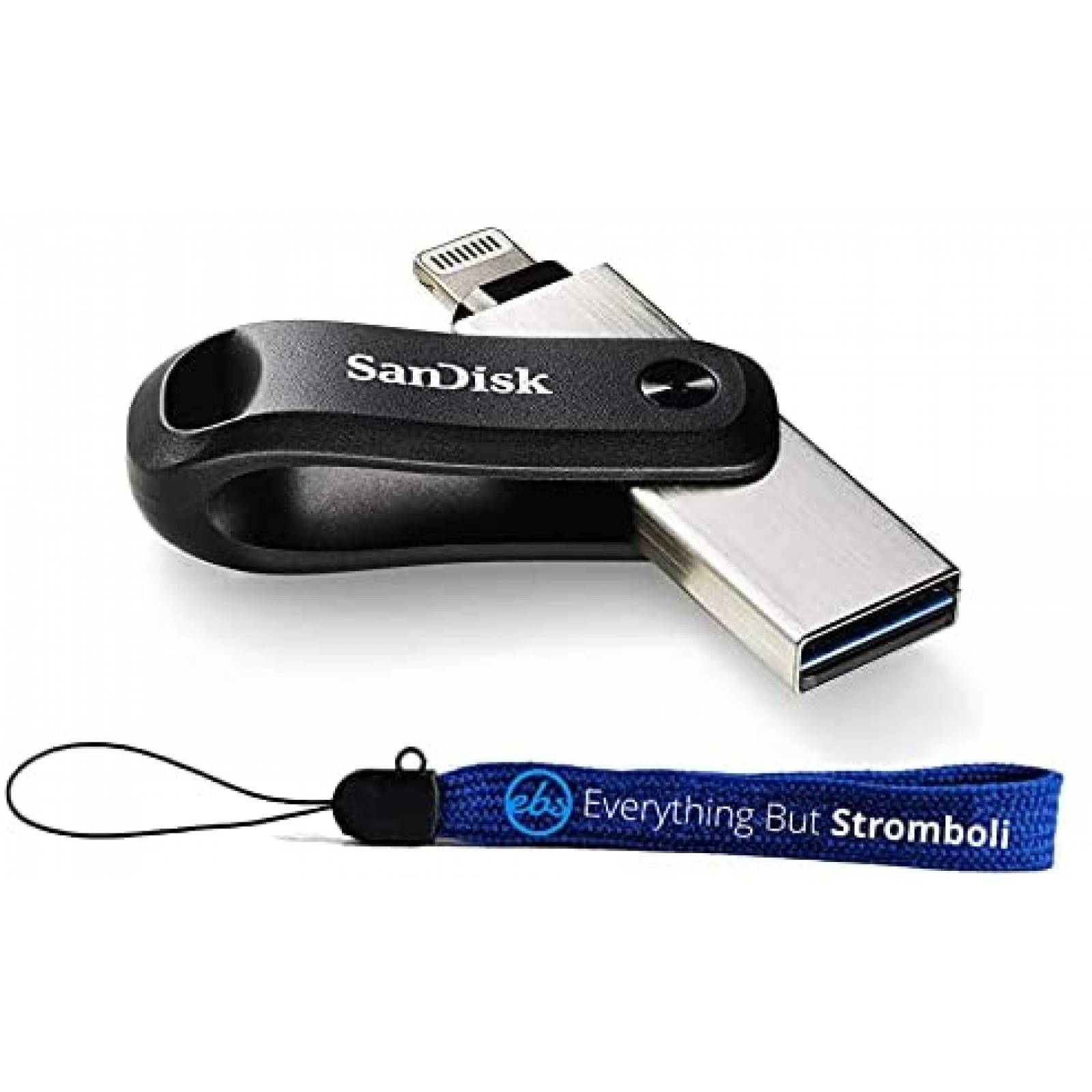 Memoria USB Flash Drive SanDisk iXpand Go de 128GB -Plata
