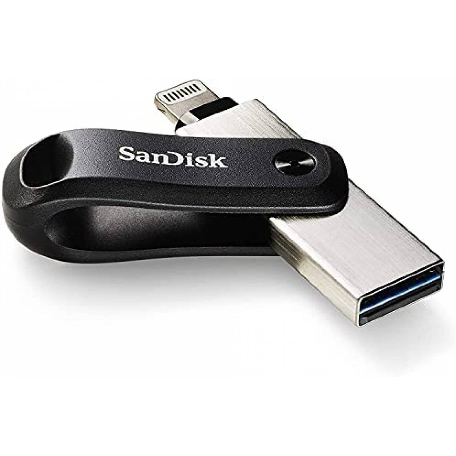 Memoria USB Flash Drive SanDisk iXpand Go de 128GB -Plata