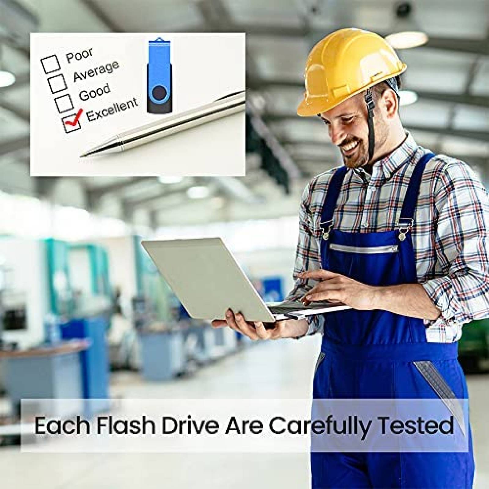 Memoria USB Flash Drive Ablaze USB Tipo A 2GB 20 Pzs -Negro