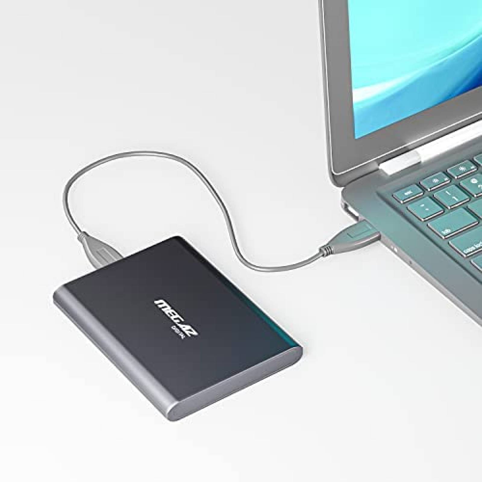 Disco Duro Externo MEGAZ DIGITAL Portatil 500GB -Gris