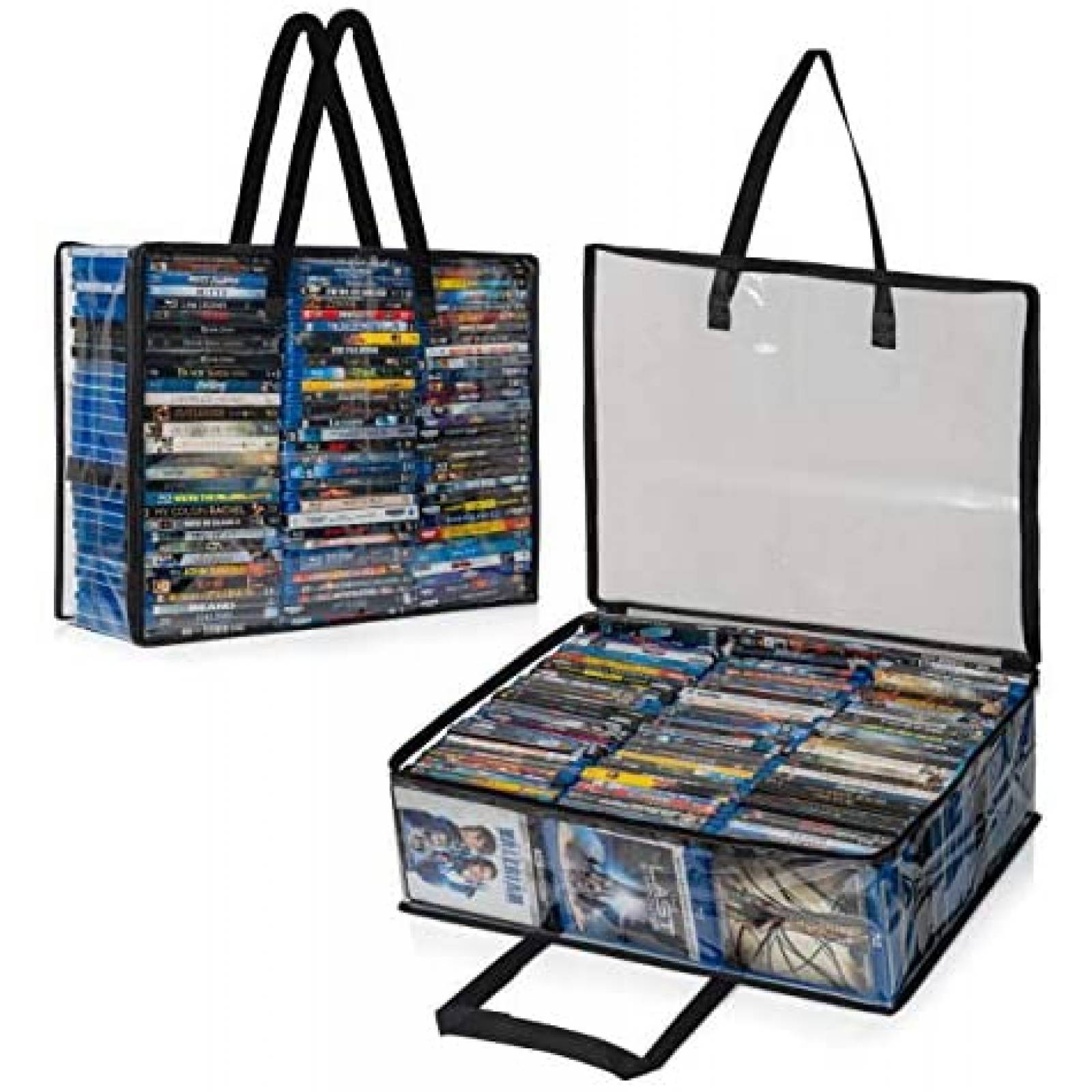 Organizador de estuches Besti 2 bolsas -Transparente