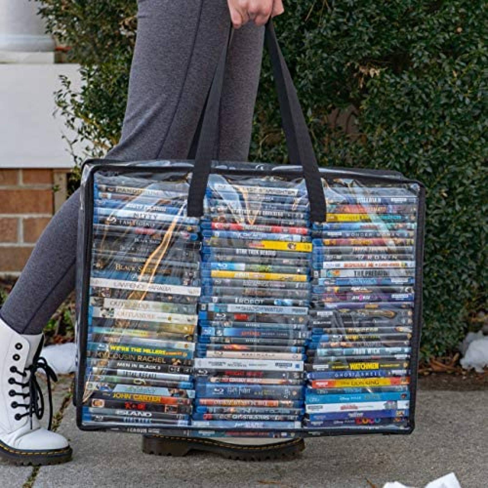 Organizador de estuches Besti 2 bolsas -Transparente