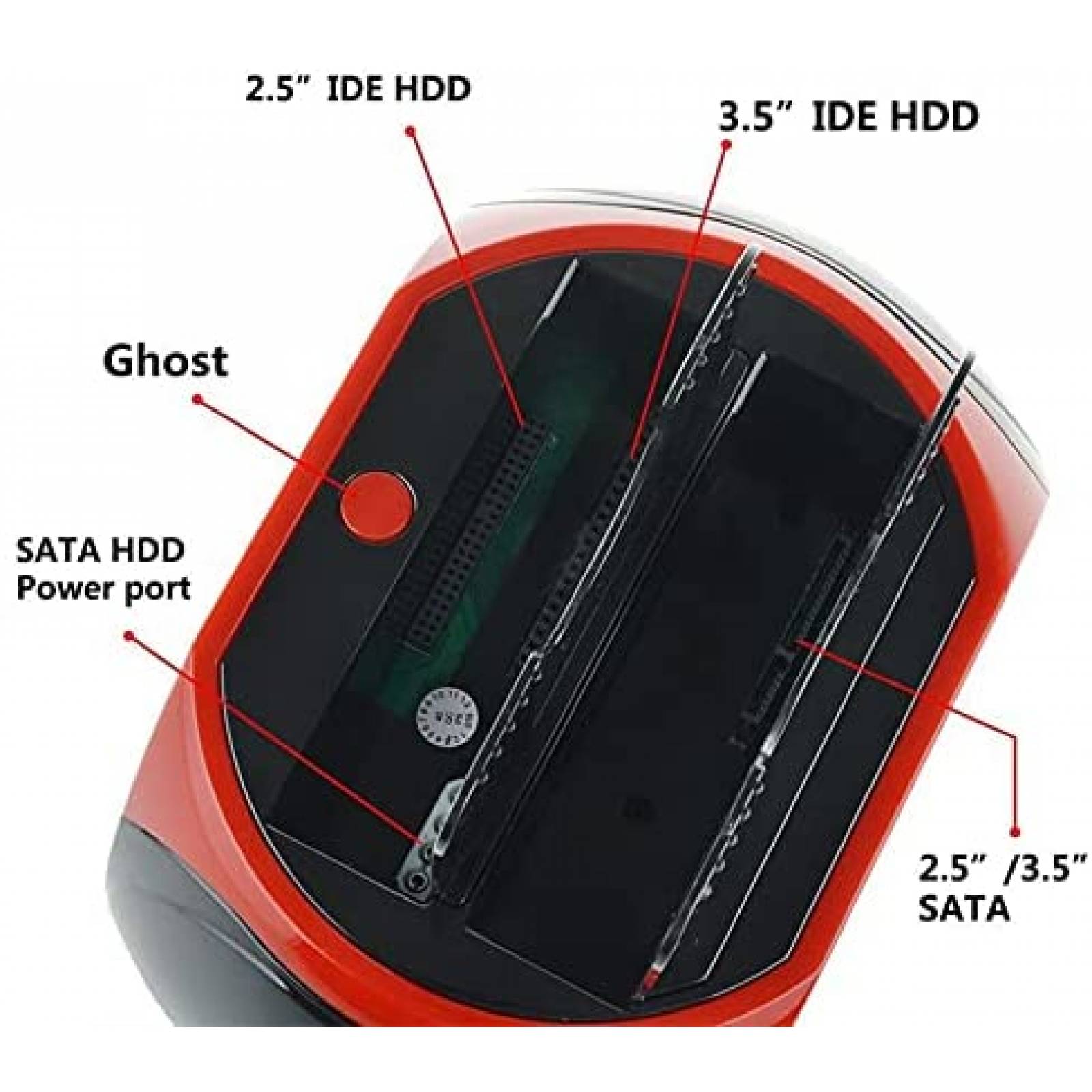 Estacion de Acoplamiento para Disco Duro RIWPKFH USB a SATA