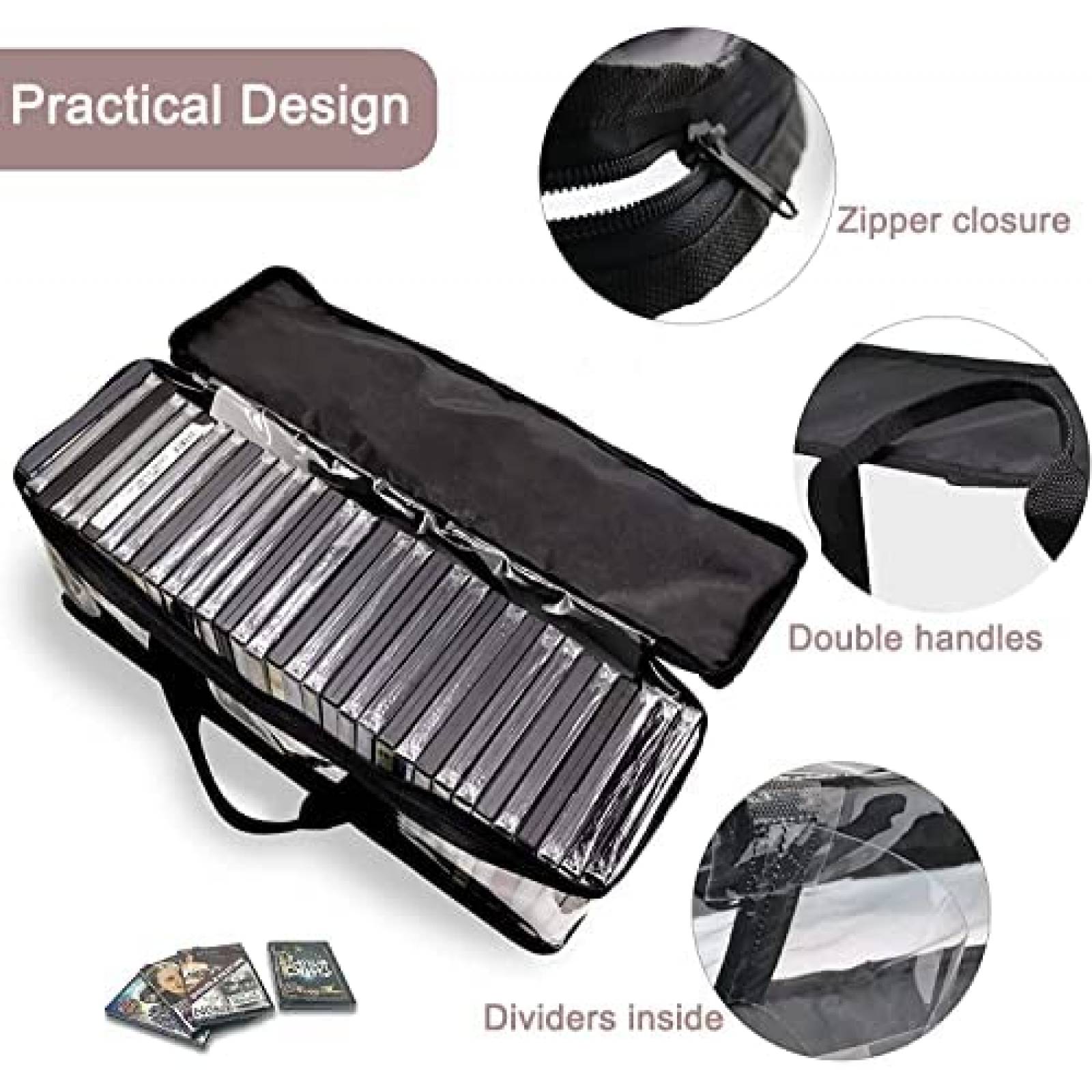 Pack bolsas para guardar DVD WEARTER X2 -transparente