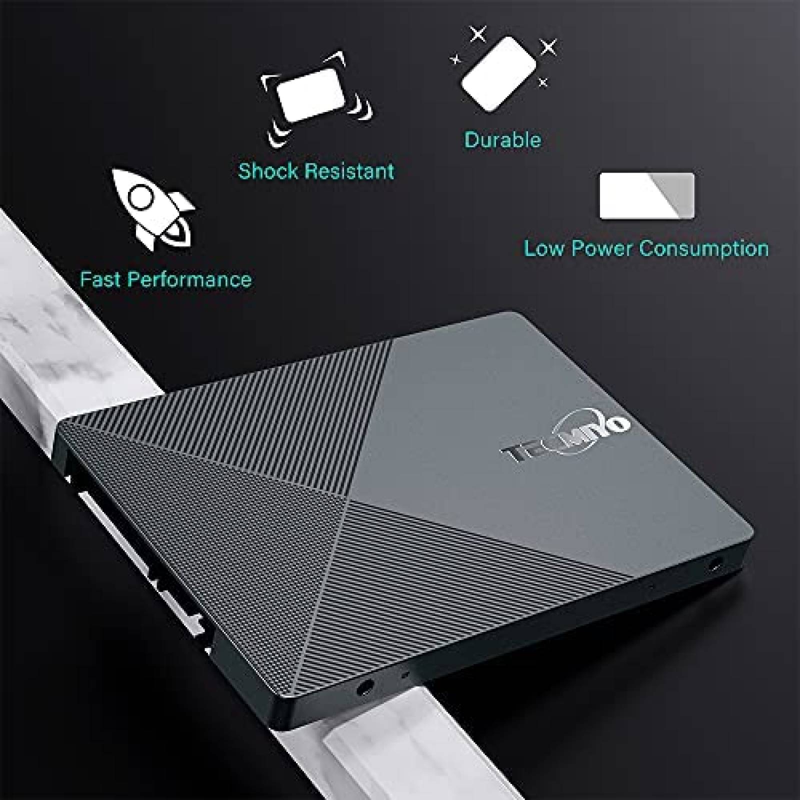 Unidad de Estado Solido Interna TECMIYO 120GB -Gris