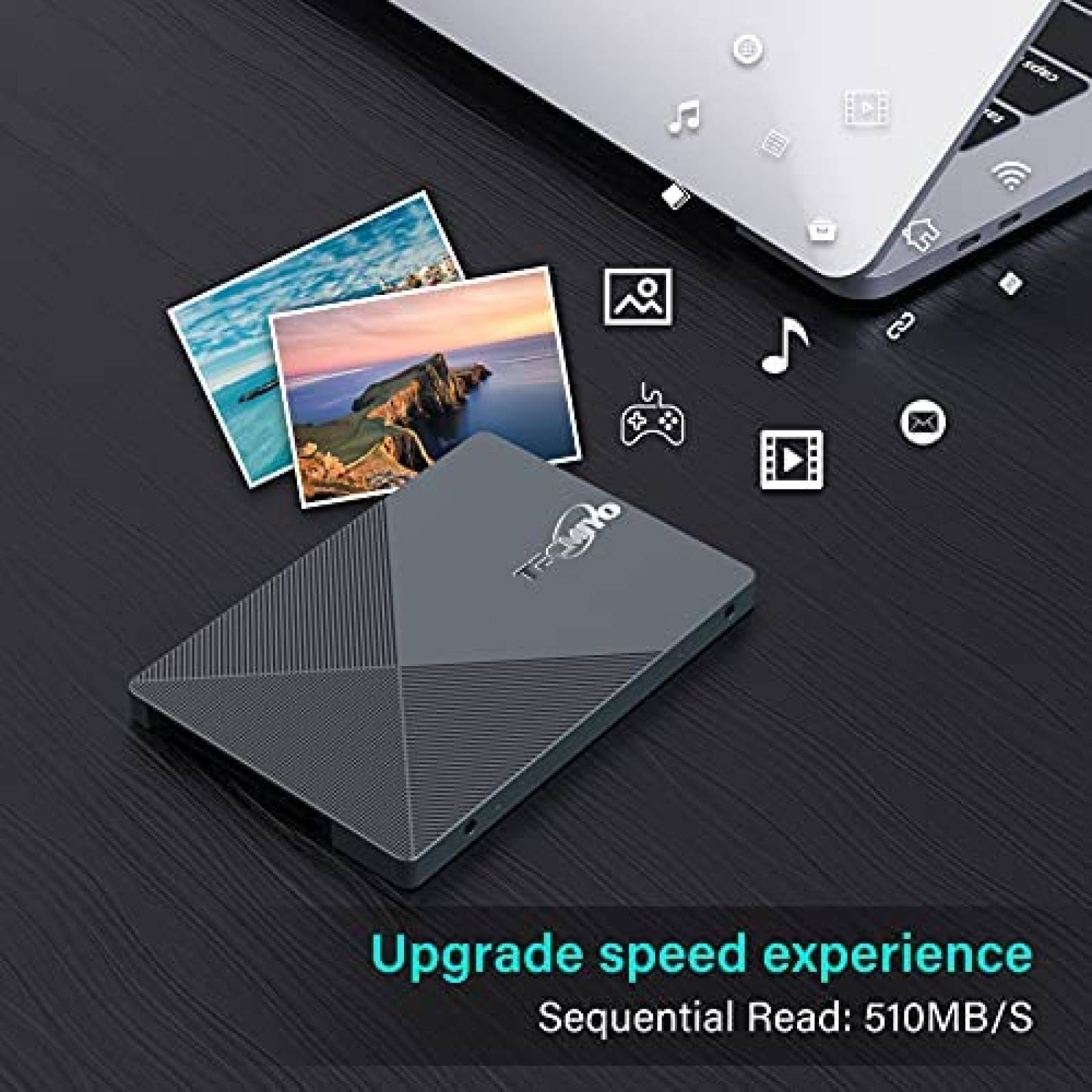 Unidad de Estado Solido Interna TECMIYO 120GB -Gris