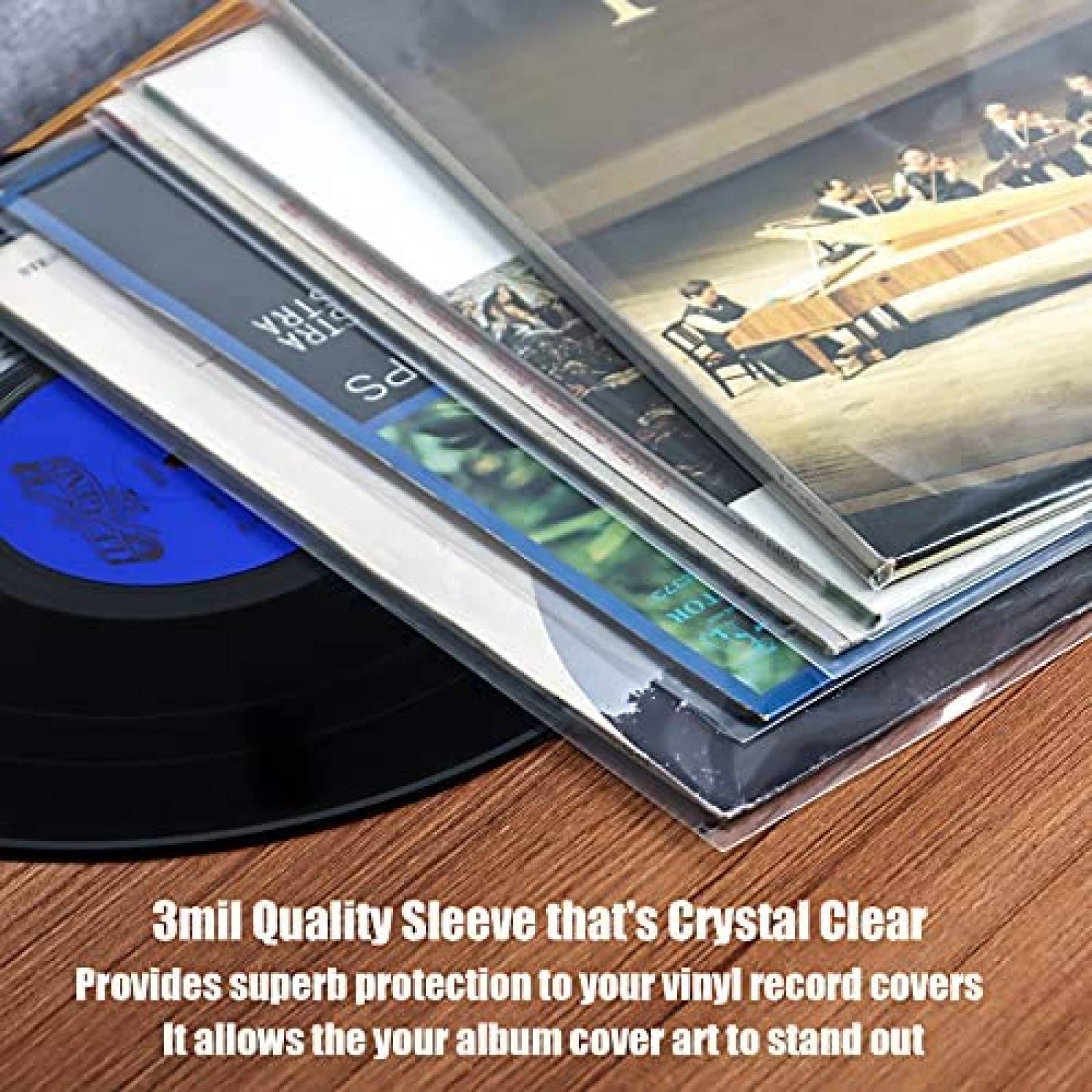 Protector Discos Vinyl POPGIFTU Plastico 12" 30 unidades