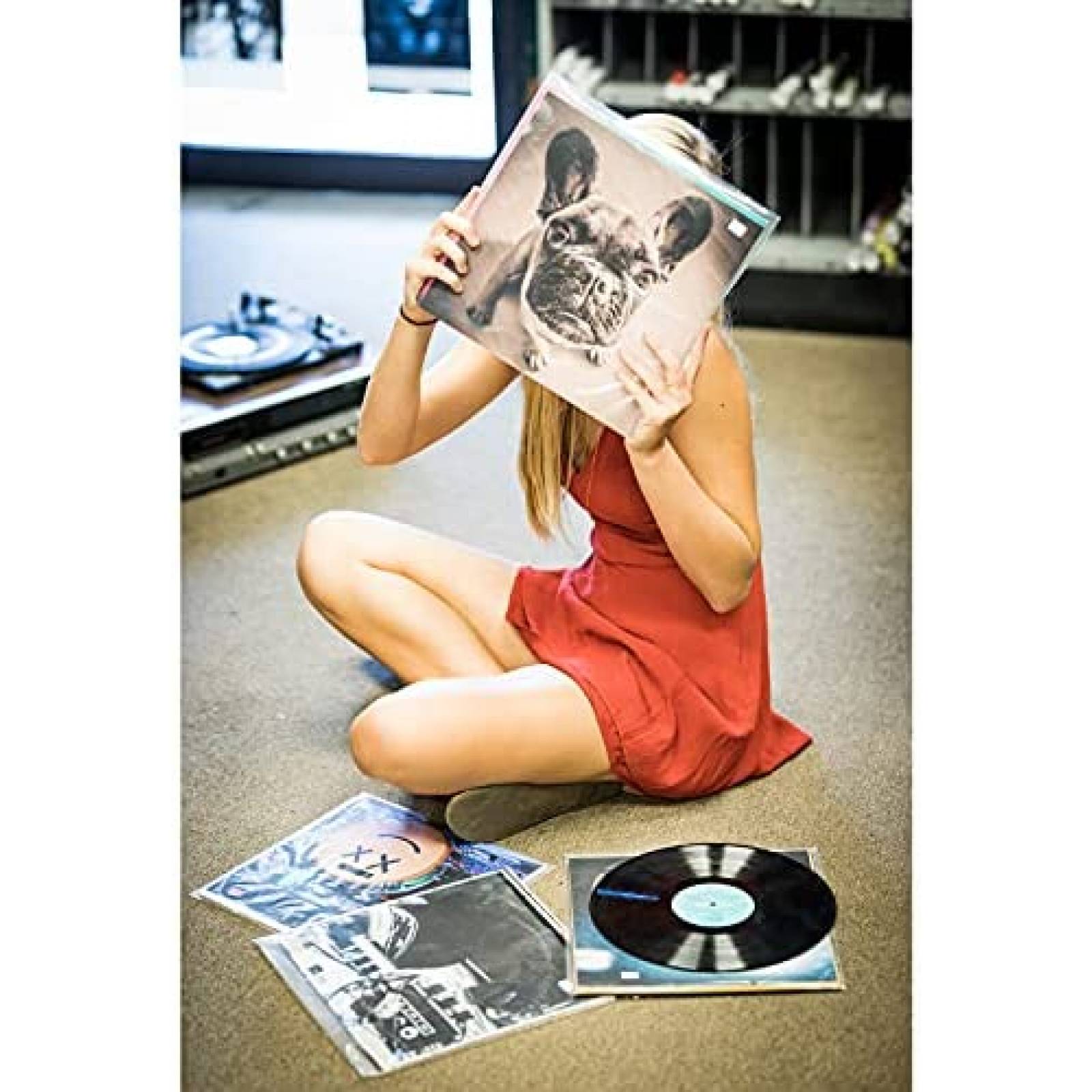 Protector Discos Vinyl POPGIFTU Plastico 12" 30 unidades