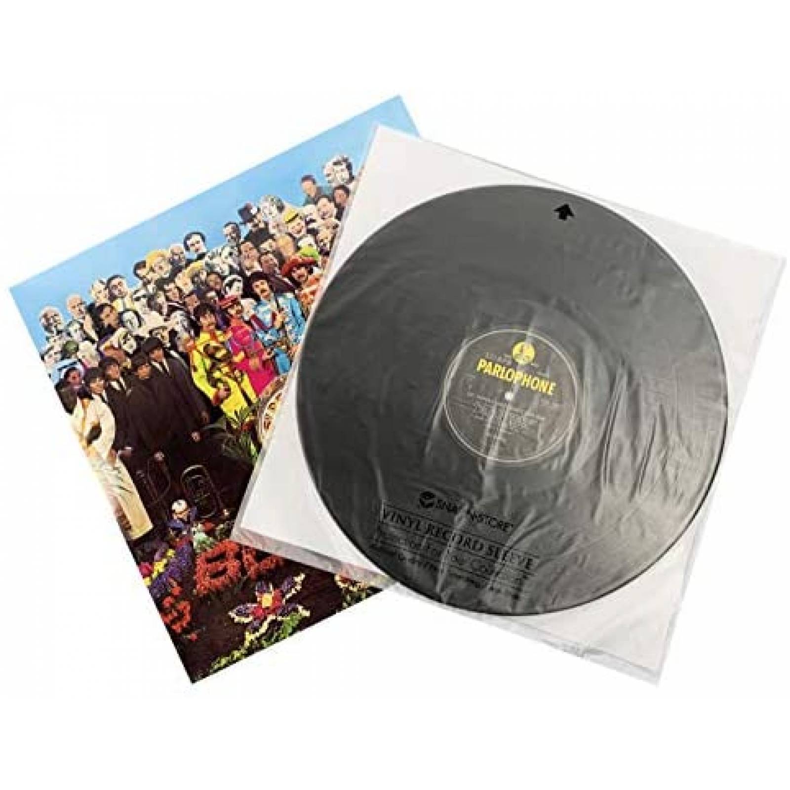 Bolsas para Discos de Vinilo Snap-N-Store 25 Pzs -Blanco