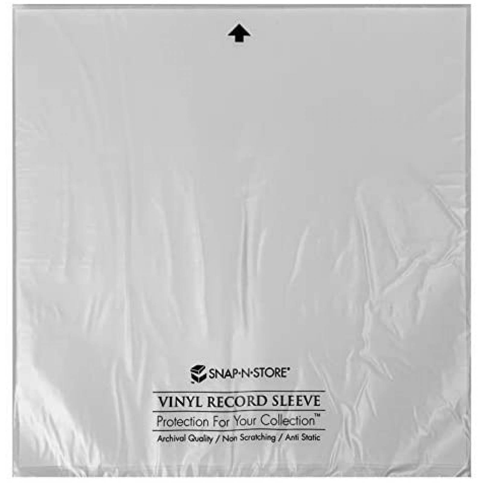 Bolsas para Discos de Vinilo Snap-N-Store 25 Pzs -Blanco