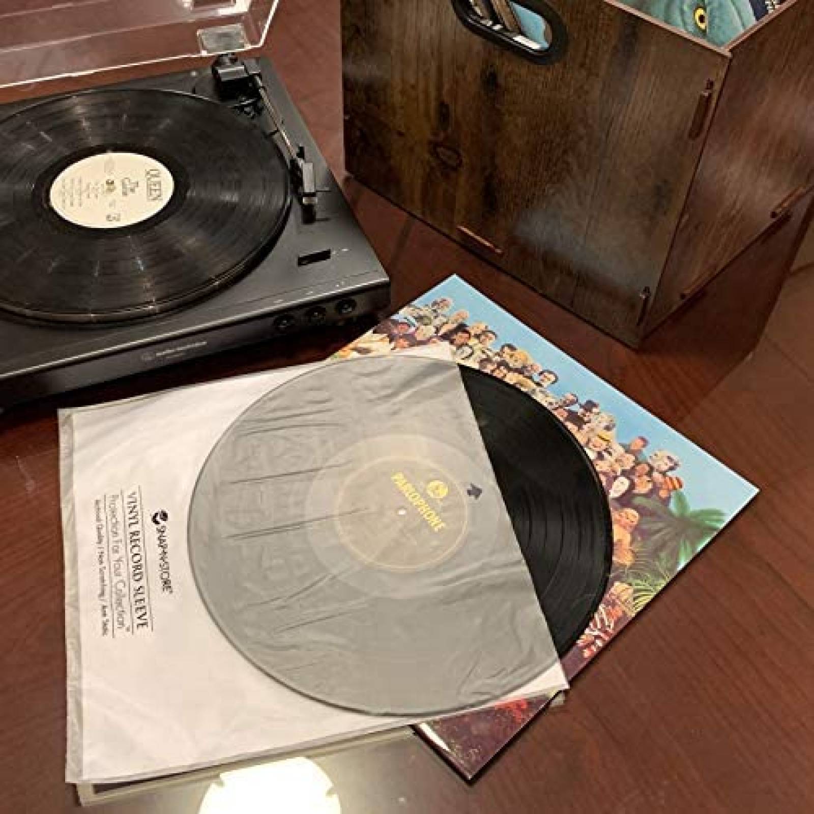 Bolsas para Discos de Vinilo Snap-N-Store 25 Pzs -Blanco