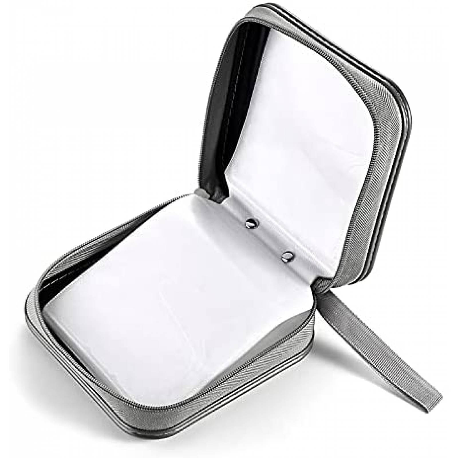 Estuche para DVD y CD LIOVODE Capacidad de 48 plastico duro