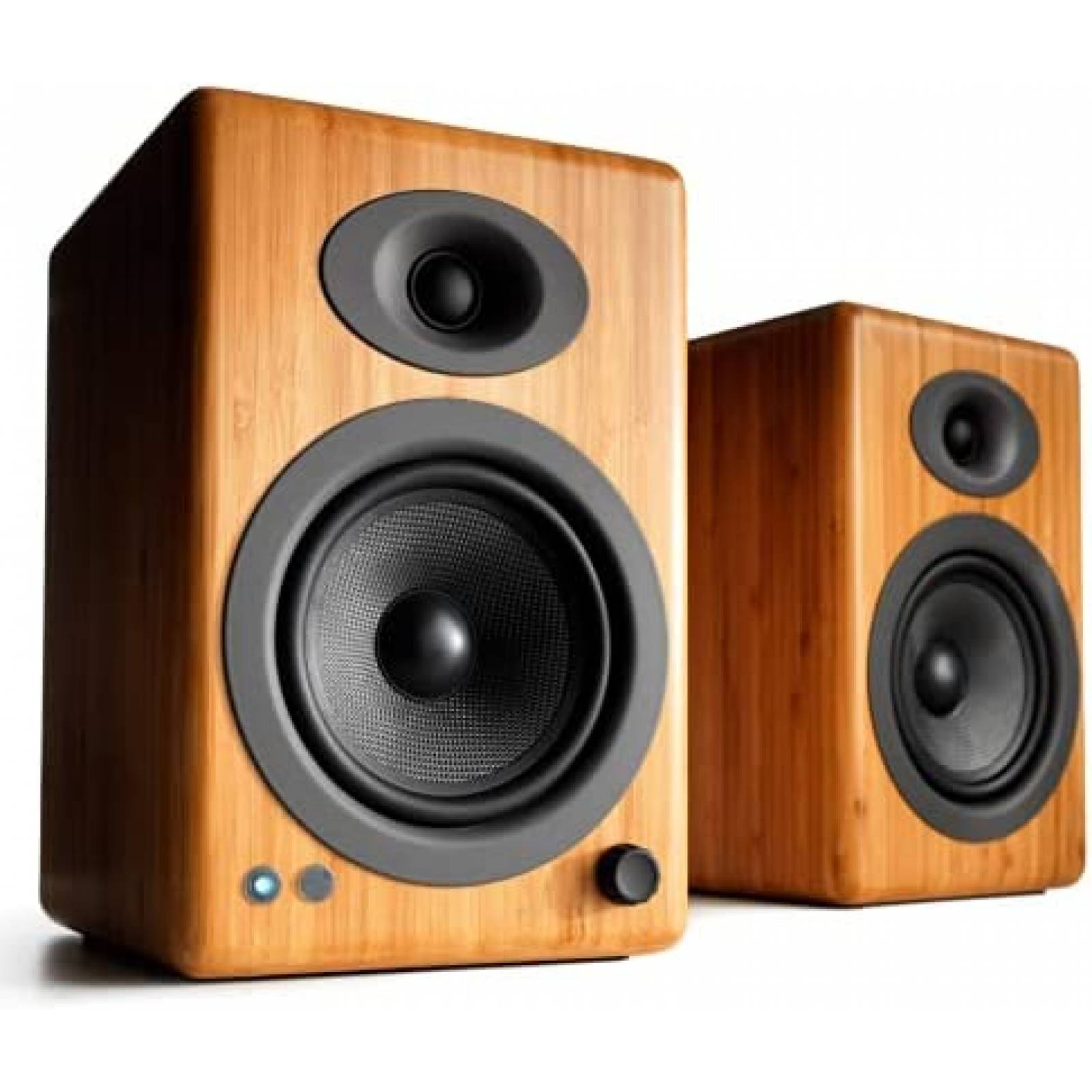 Bocinas Inalambricas Audioengine A5+ Plus Bluetooth -Bamboo