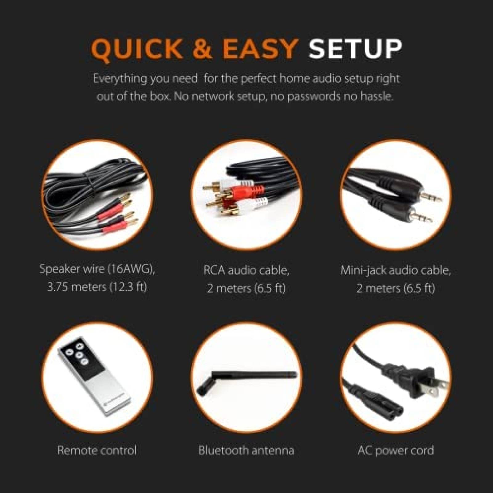 Bocinas Inalambricas Audioengine A5+ Plus Bluetooth -Negro