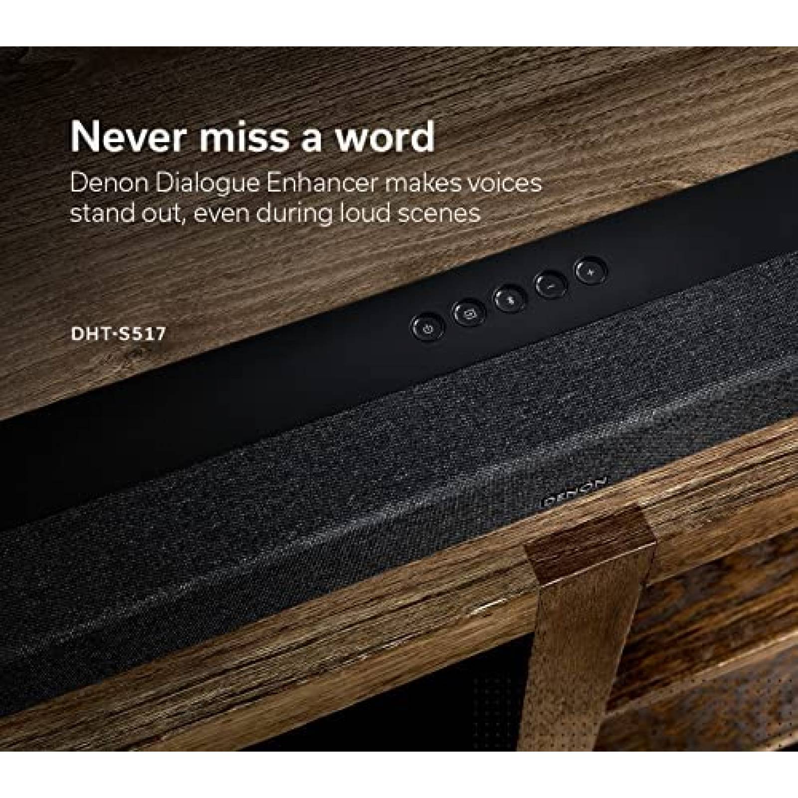 Barra De Sonido Denon DHT-S517 Con Subwoofer HDMI Bluetooth