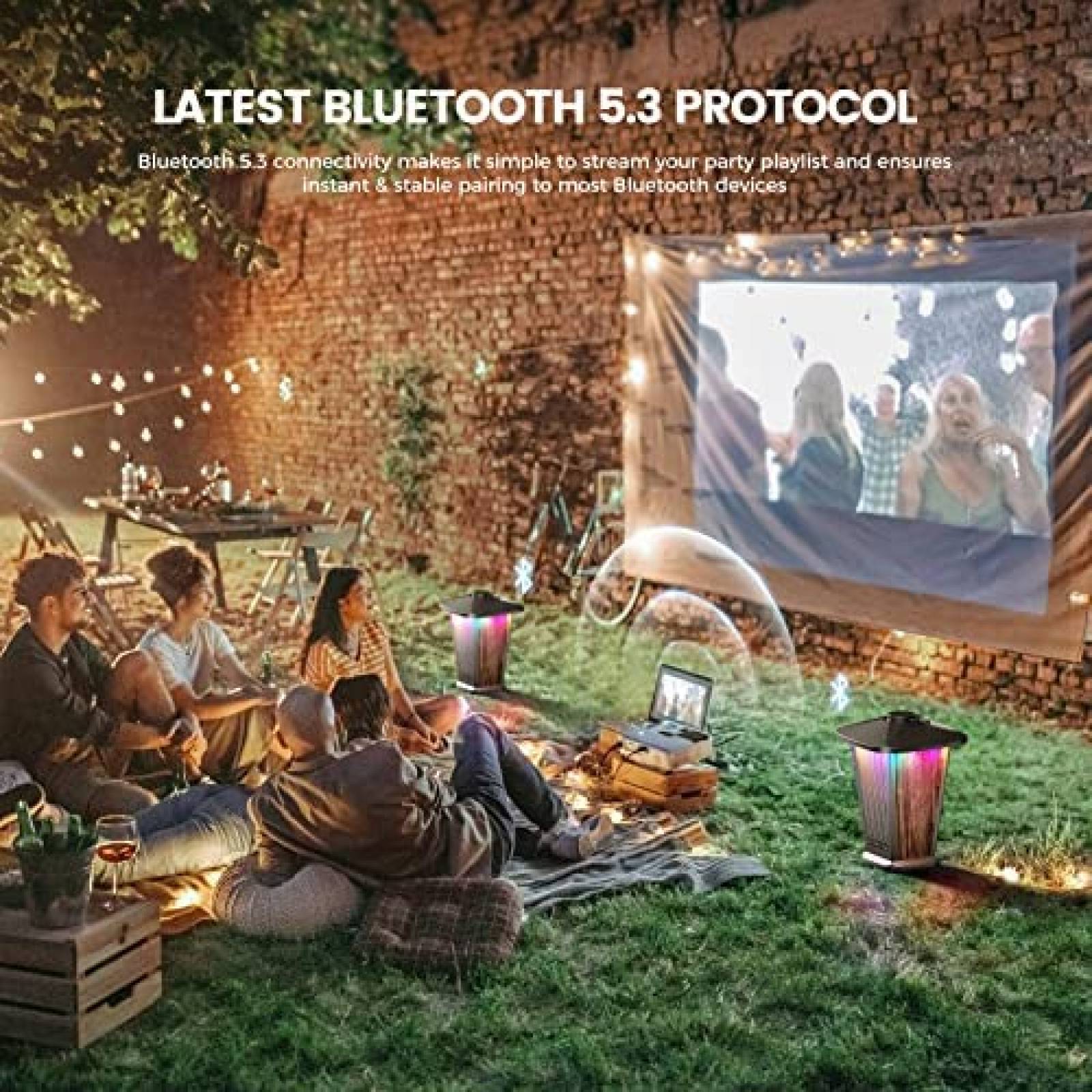 Altavoz Bluetooth DazDalee Resistente al Agua Inalambrico