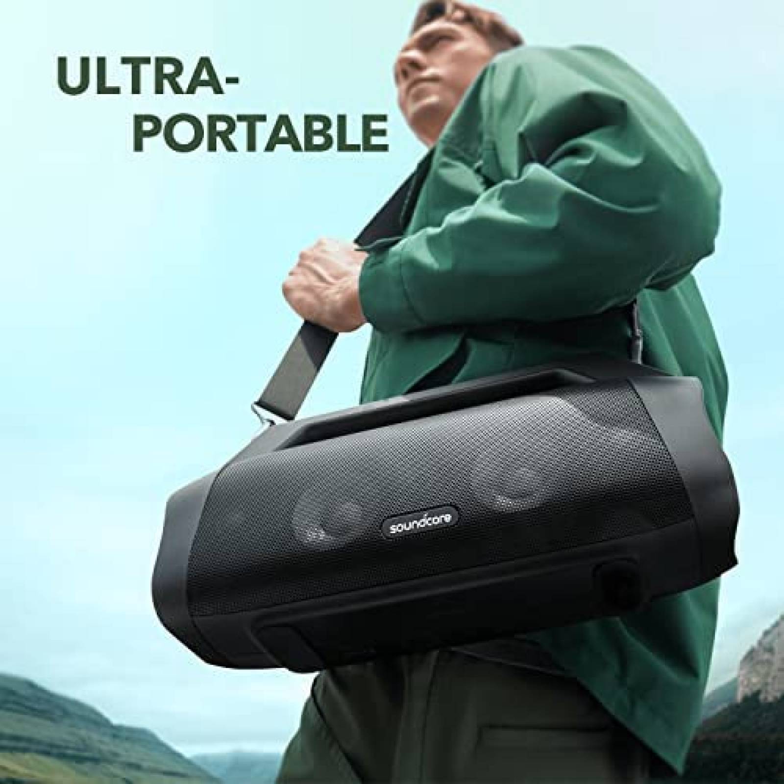 Bocina Portatil Soundcore Motion Boom Plus IP67 80W -Negro