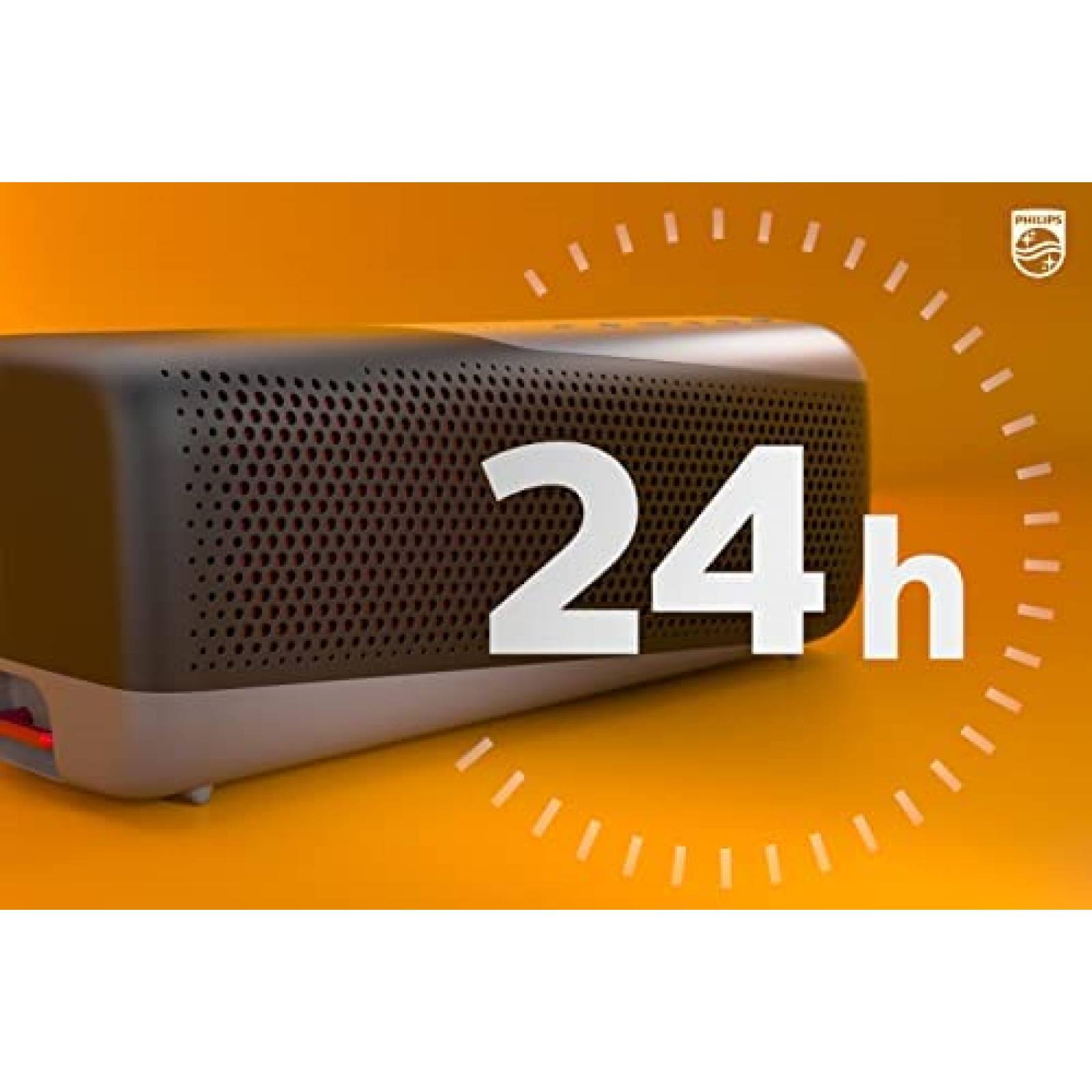 Bocina Portatil Philips S7807 IP67 Bluetooth -Negro