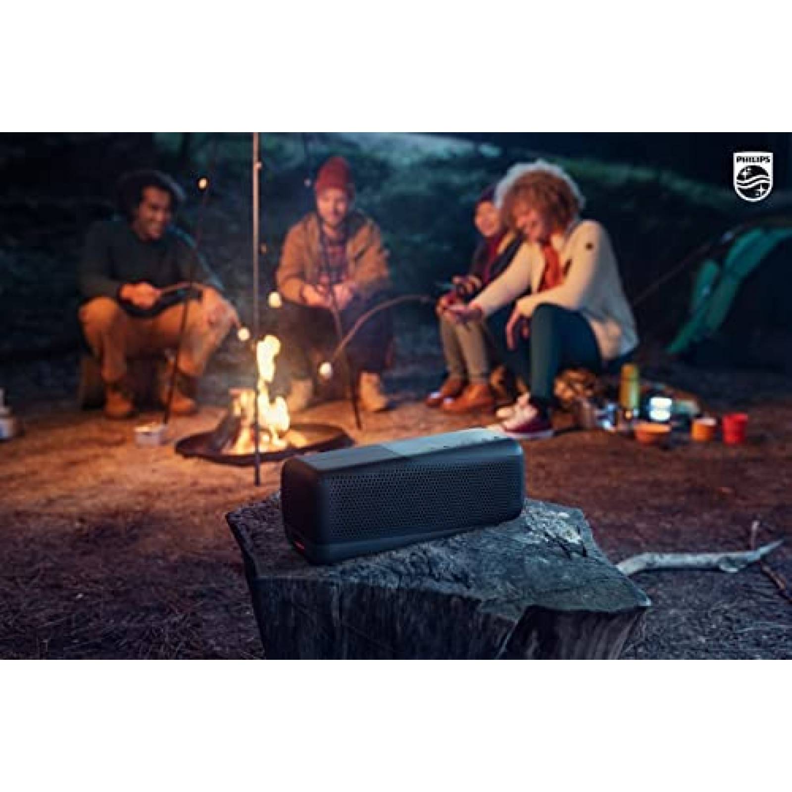 Bocina Portatil Philips S7807 IP67 Bluetooth -Negro