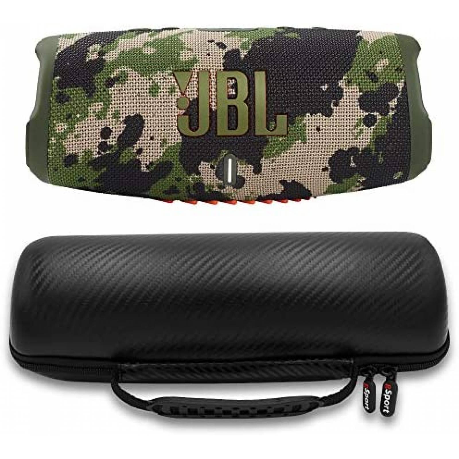 Bocina JBL Charge 5 IP67 20HBateria EstuchedeViaje Camuflaje