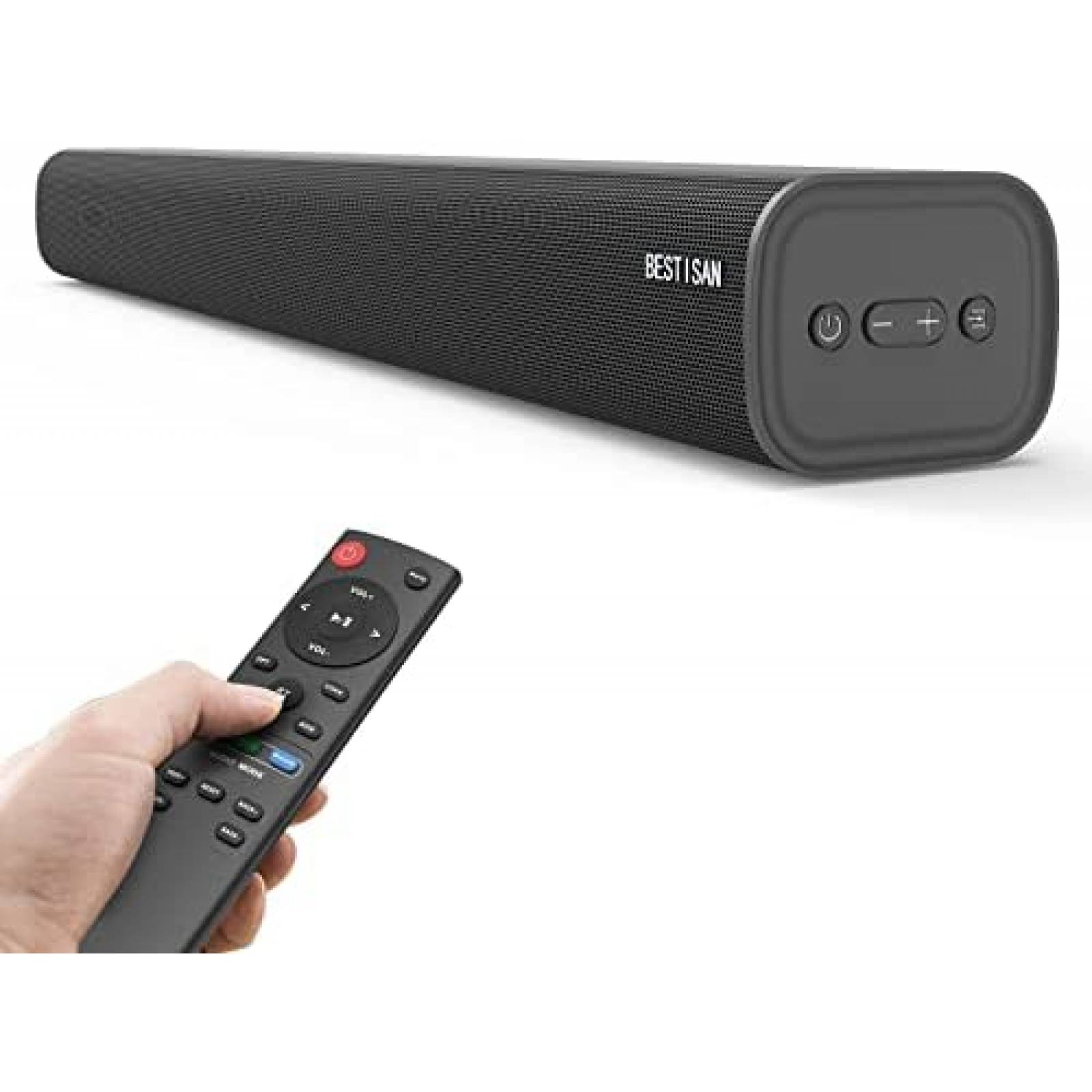 Soundbar para TV BESTISAN SE08 de 100W para Pared -Negro