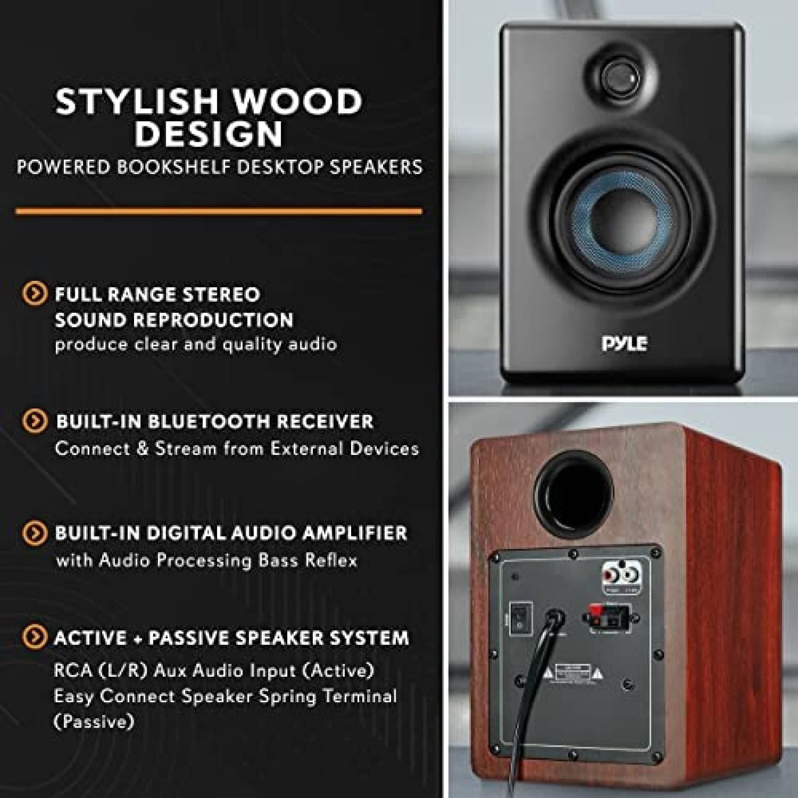 Sistema De Altavoces Pyle 300W Sonido De Calidad Profesional