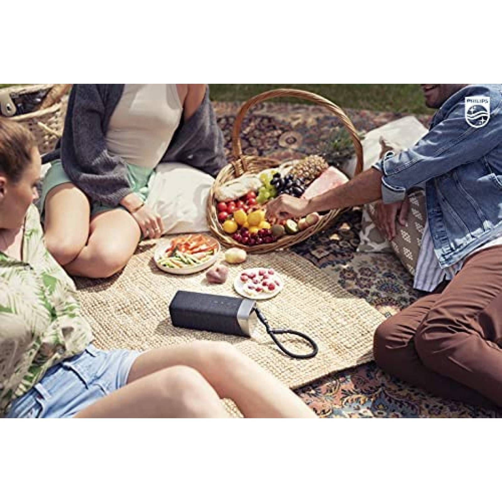 Bocina Portatil Philips Audio S7505 IPX7 Bluetooth -Negro