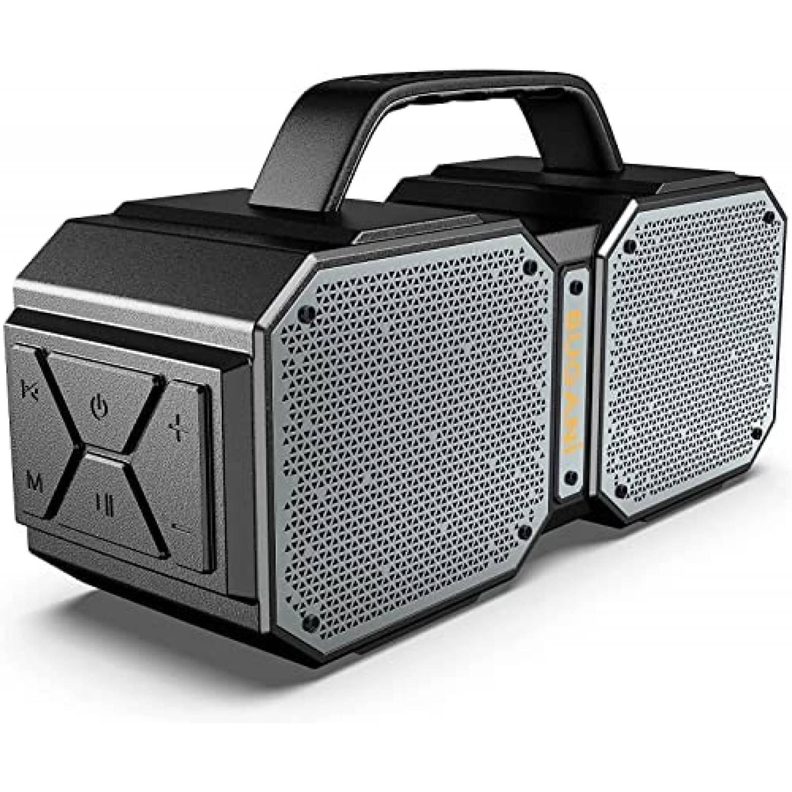 Bocina Portatil BUGANI Bluetooth 5.3 de 60W -Negro