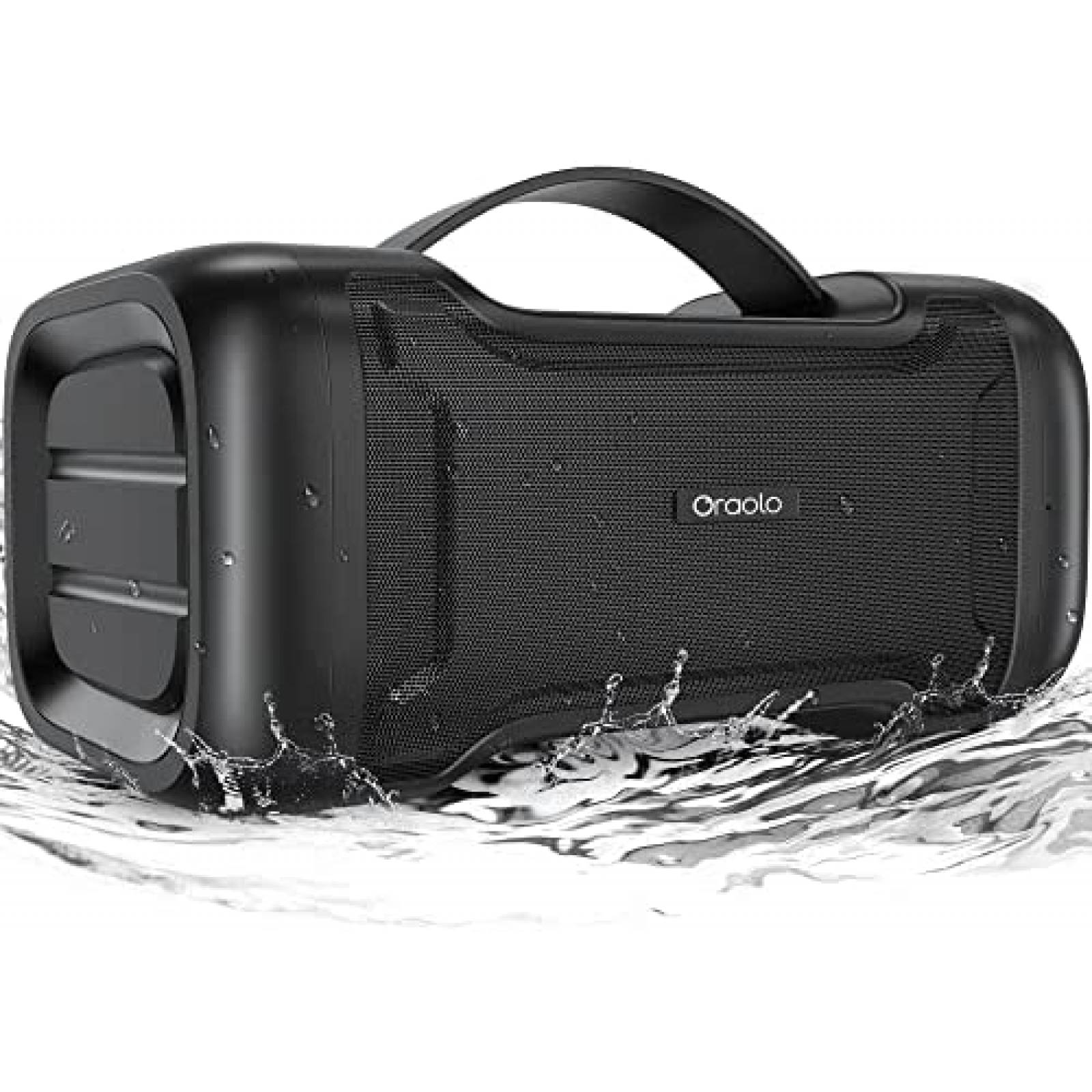 Bocina Portatil Oraolo M33 USB IPX6 24H de Carga -Negro