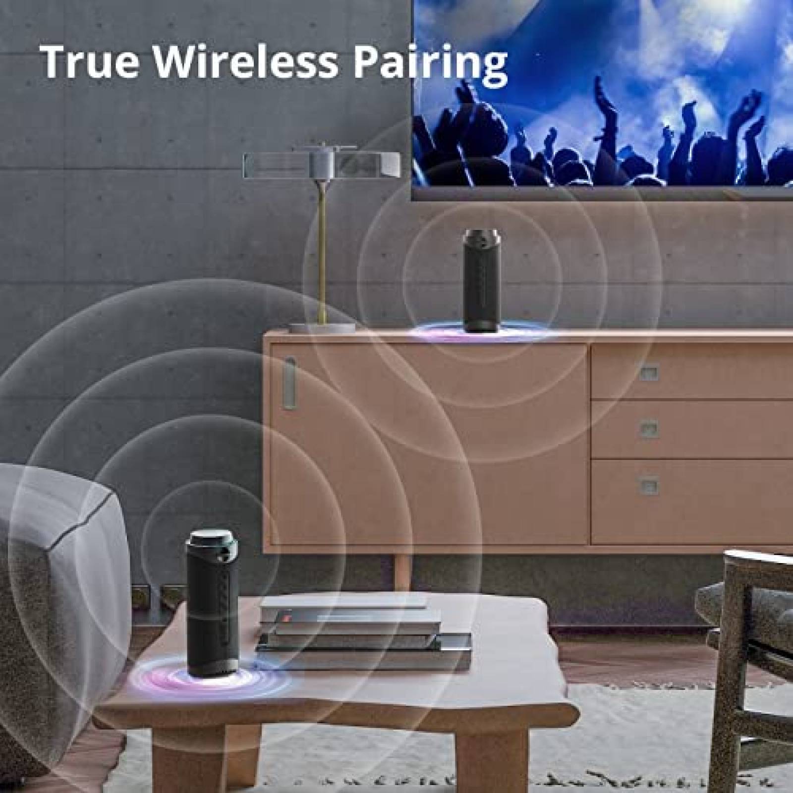 Bocina Portatil Tronsmart T7 Bluetooth 5.3 IPX7 -Negro