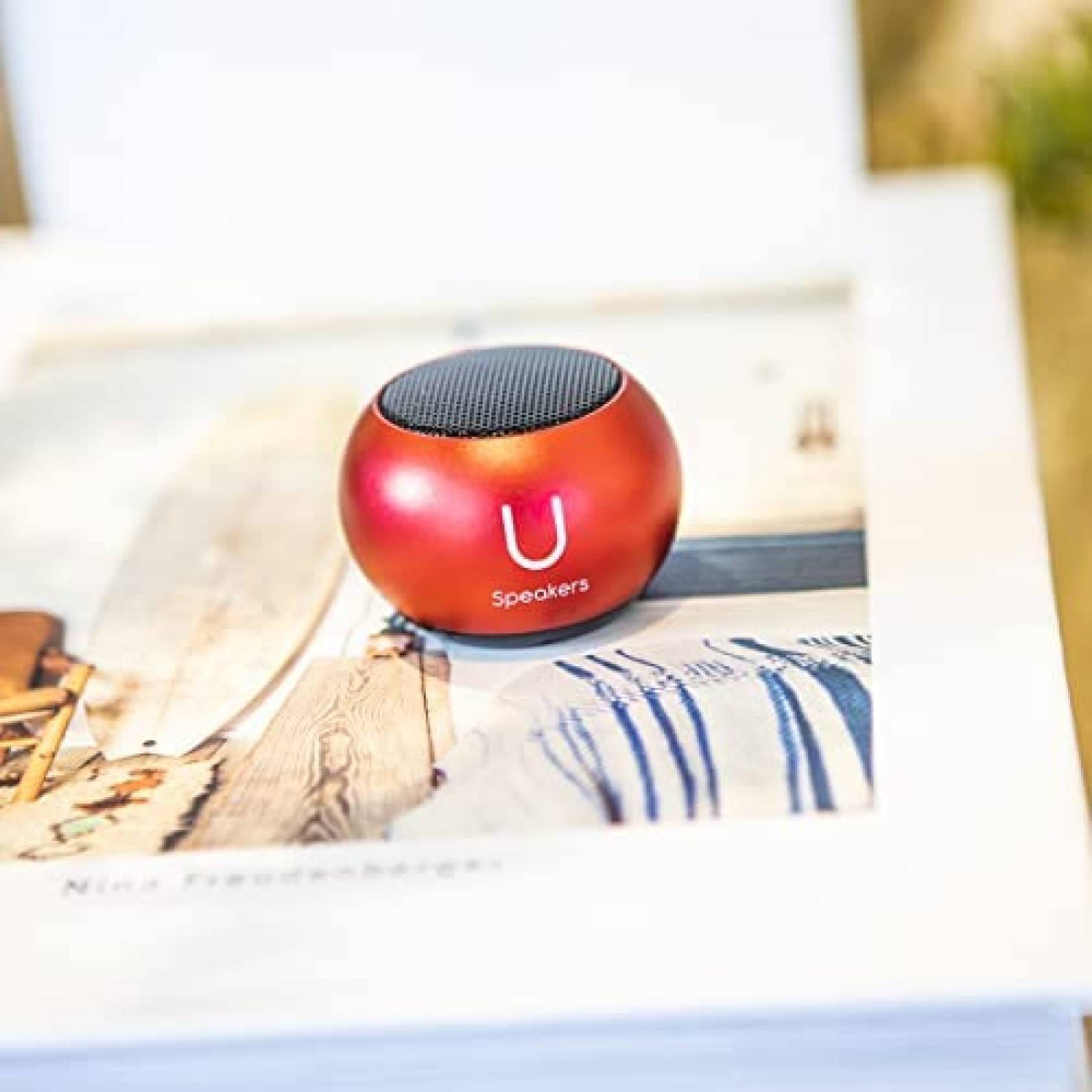 Bocina Portatil Fashionit U Mini Bluetooth 5.0 -Rojo