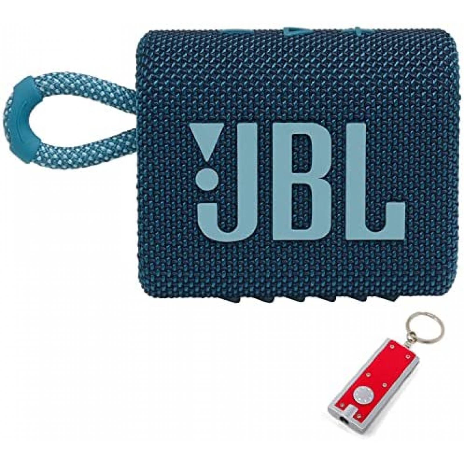 Bocina Bluetooth Portatil JBL Go 3 con Llavero -Azul