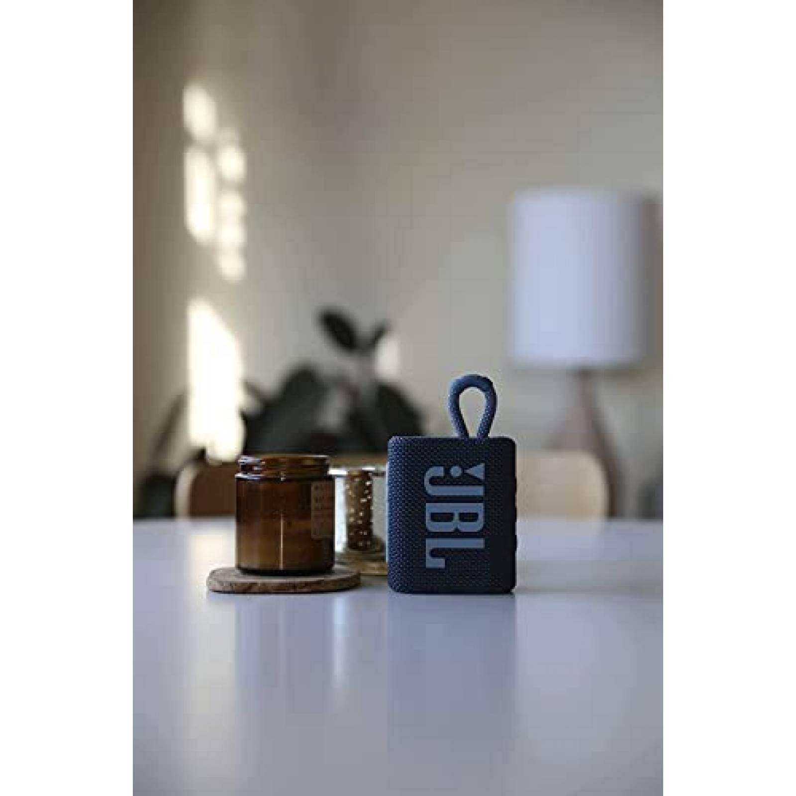 Bocina Bluetooth Portatil JBL Go 3 con Llavero -Azul