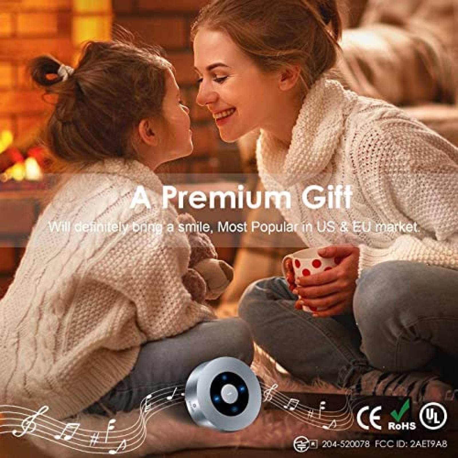 Bocina Portatil XLEADER SoundAngel A8 de 15H de Carga -Plata