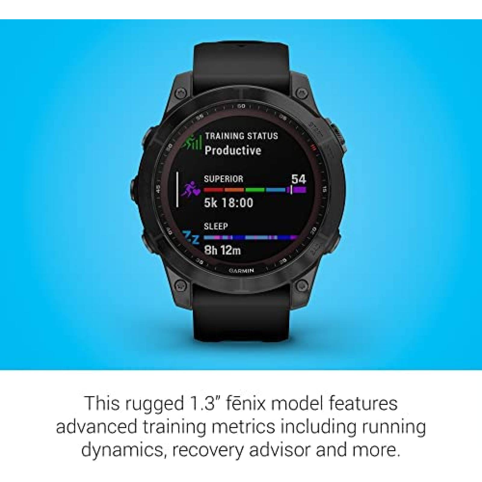 SmartWatch Garmin Fenix 7 Sapphire Solar Carga Solar GPS