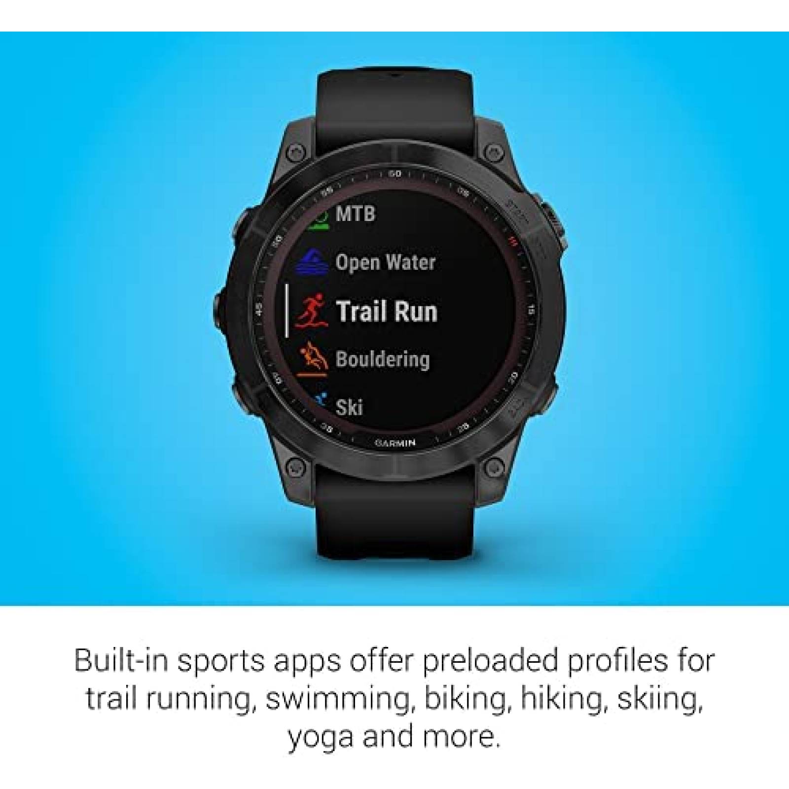 SmartWatch Garmin Fenix 7 Sapphire Solar Carga Solar GPS