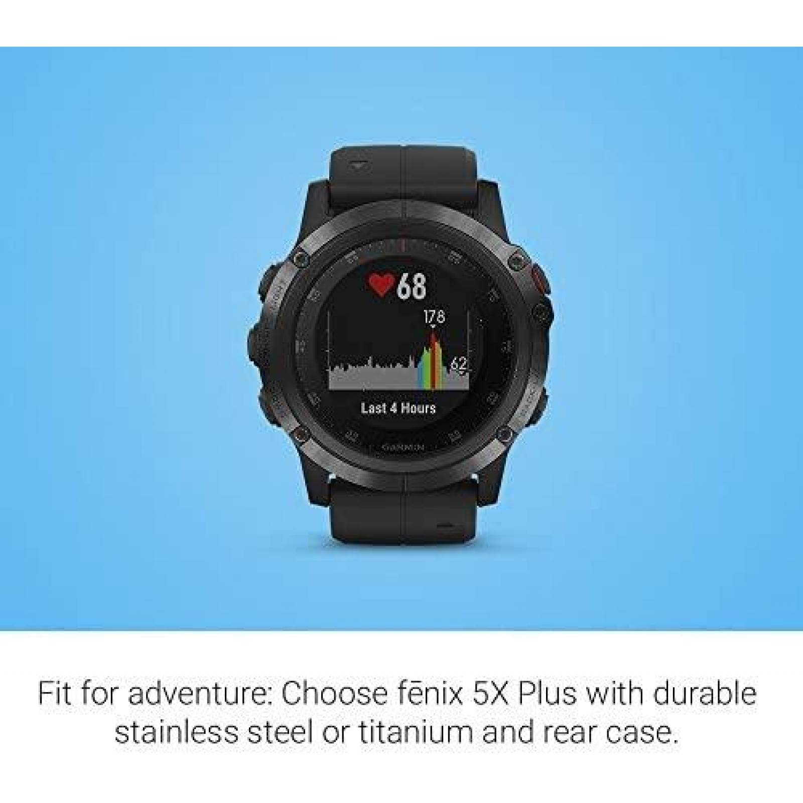 Reloj Deportivo Garmin fenix 5X Plus GPS Multifuncional