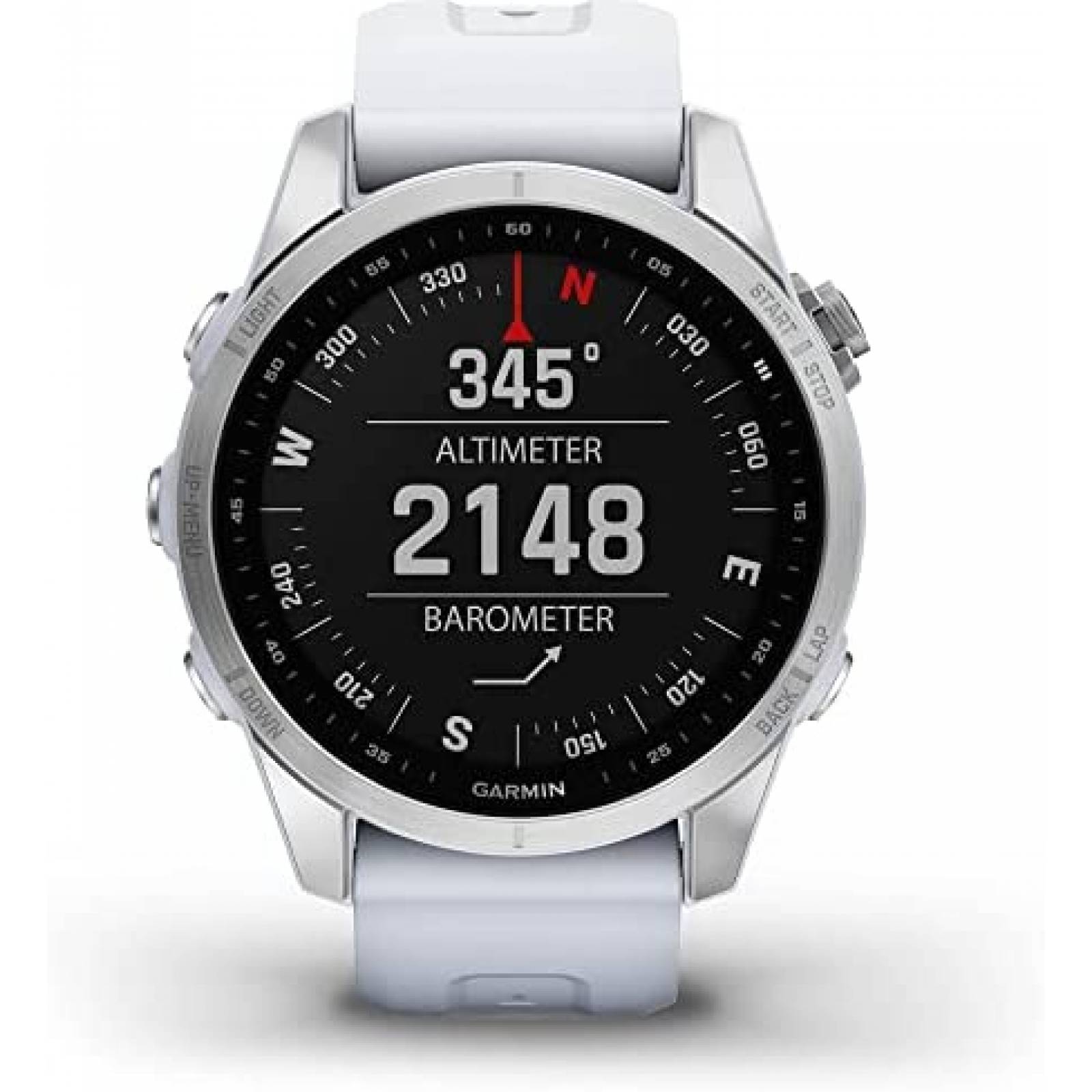 Orologio Garmin Fēnix® 7S – Standard Edition Silver con cinturino Graphite Ref. 010-02539-01 - GARMIN - gioiellerie